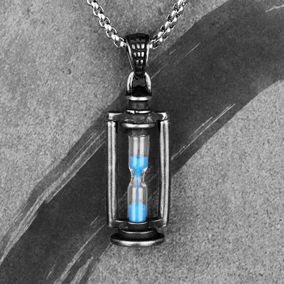 Jewelry Hourglass Retro Long Necklaces Pendants Chain Size ONE SIZE - 2 Thumbnail