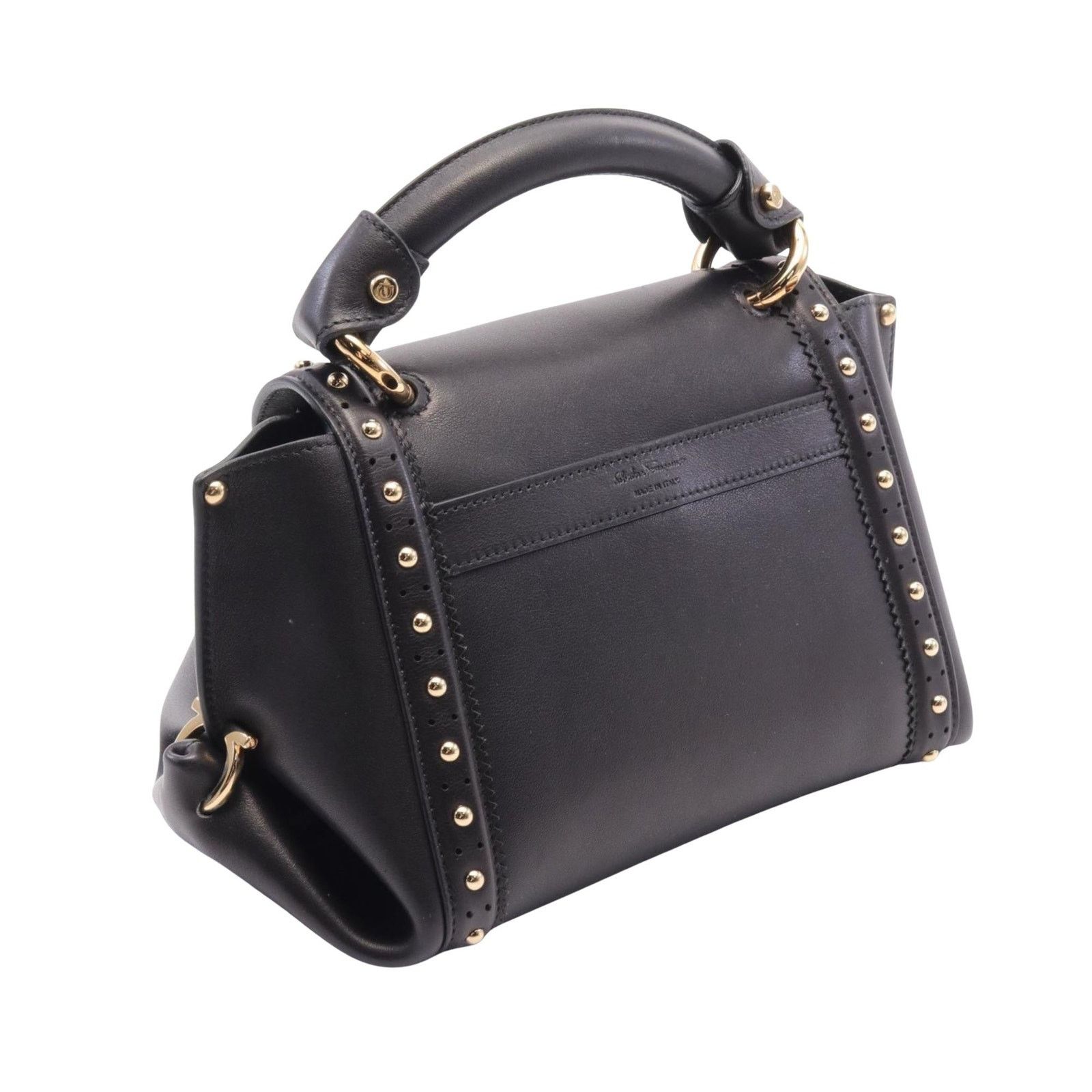 Salvatore Ferragamo tudio Bag tudded Top Handle