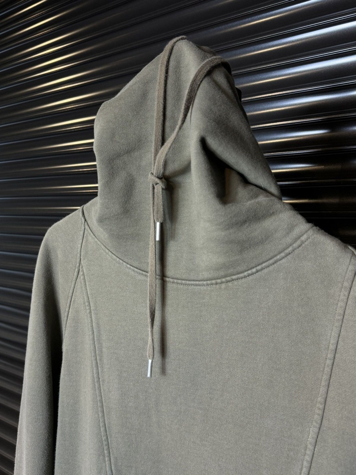 Helmut Lang Helmut Lang Olive Turtleneck Hoodie - XL Size US XL / EU 56 / 4 - 3 Thumbnail