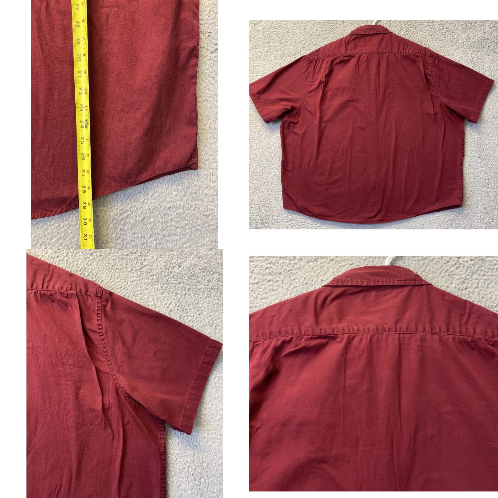 Wrangler Wrangler Shirt 3XL Red Button Up Short Sleeve Casual Rockabilly Mens Size US XXL / EU 58 / 5 - 8 Thumbnail