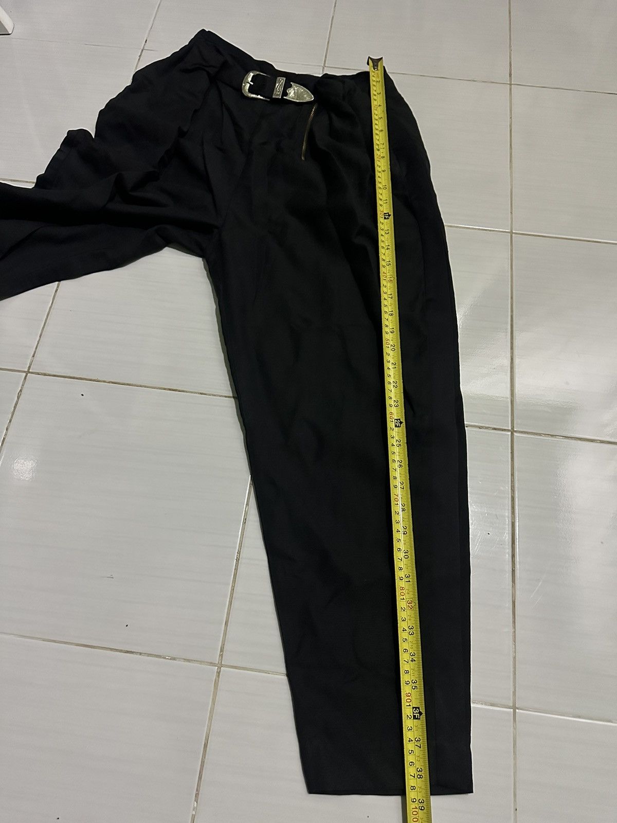 Toga Pulla Toga Pulla Archive Side Tape Wool Linen Wide Balloon Pant Size US 26 / EU 42 - 19 Thumbnail