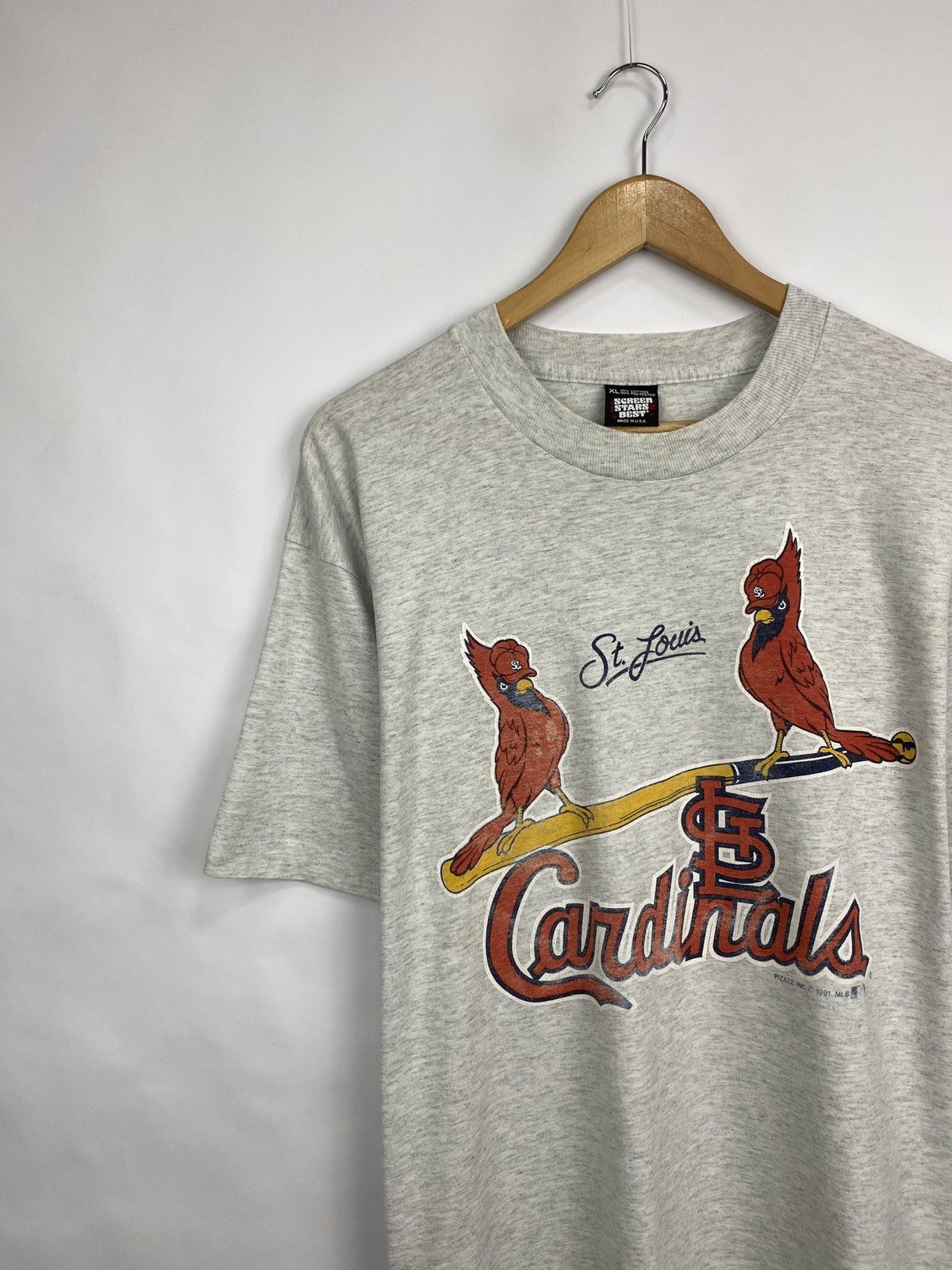 MLB × Salem Sportswear ⚾️ 🇺🇸 Vintage 1991 Cardinals Arizona MLB Baseball Jersey T-Shi Size US XL / EU 56 / 4 - 2 Thumbnail