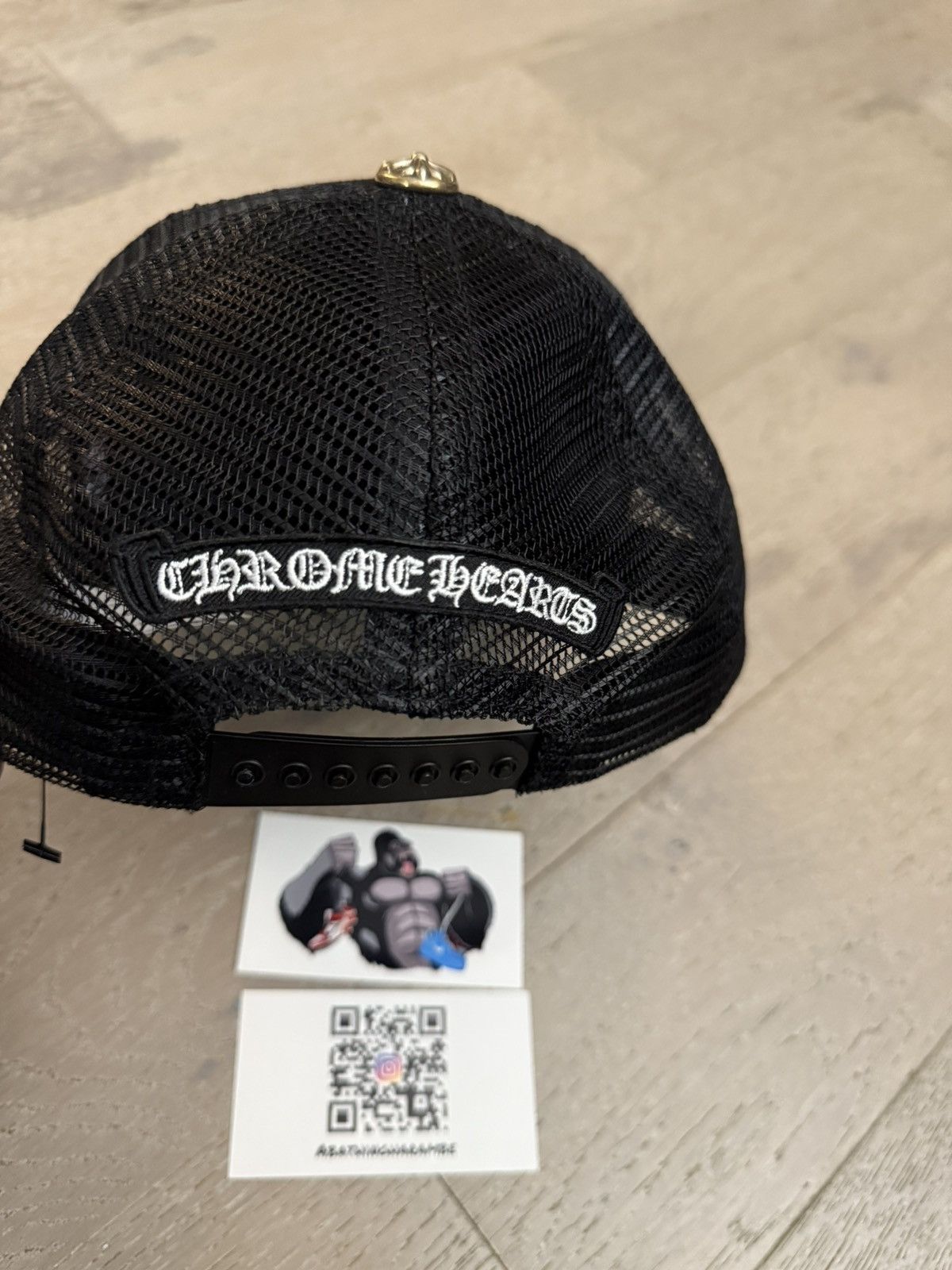 Chrome Hearts Chrome Hearts Matty Boy Chomper Trucker Hat Black Red Size ONE SIZE - 3 Thumbnail