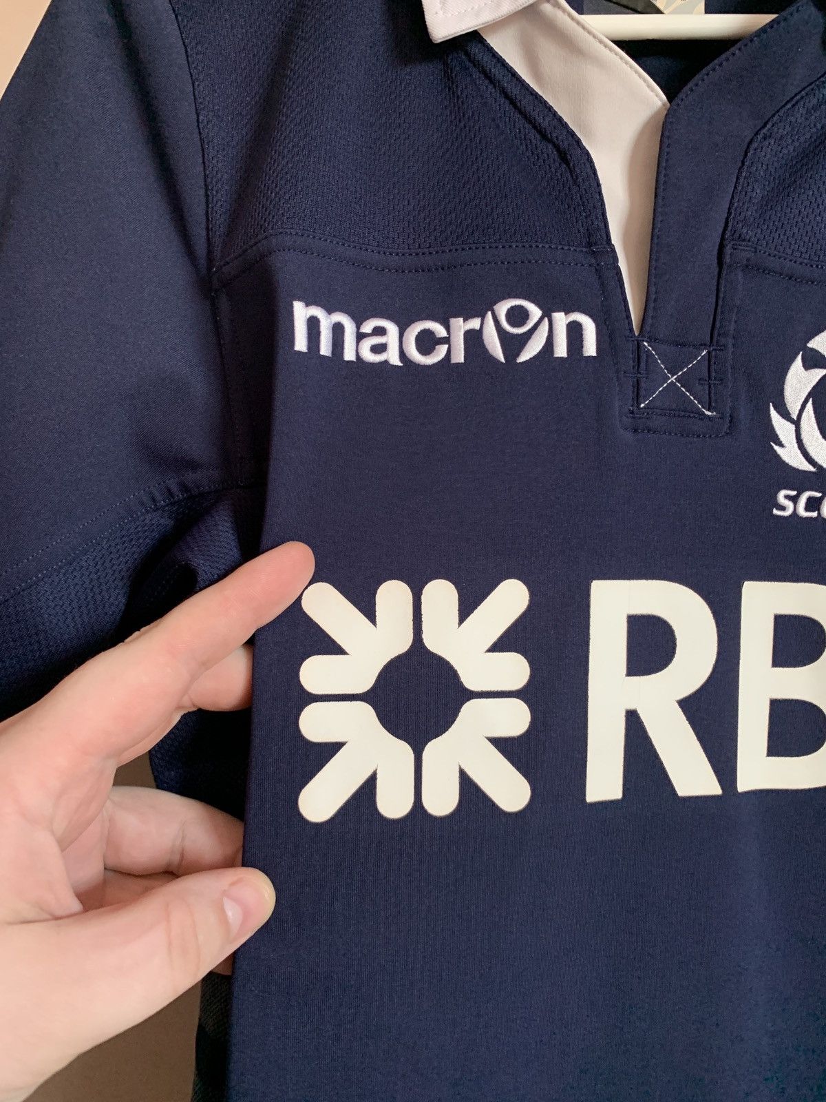 Macron Scotland Home Rugby Union Shirt Macron Jersey Size M Size US M / EU 48-50 / 2 - 3 Thumbnail