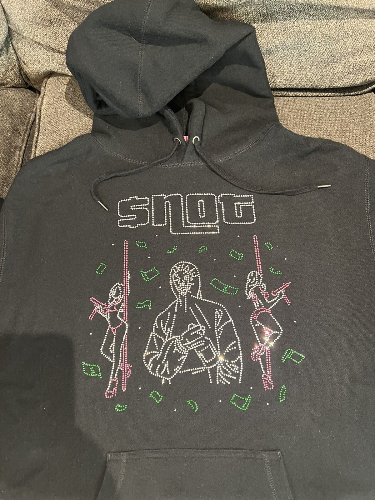 Copes $not X Copes 'Sinners Paradise' Rhinestone Hoodie Size US L / EU 52-54 / 3 - 3 Thumbnail