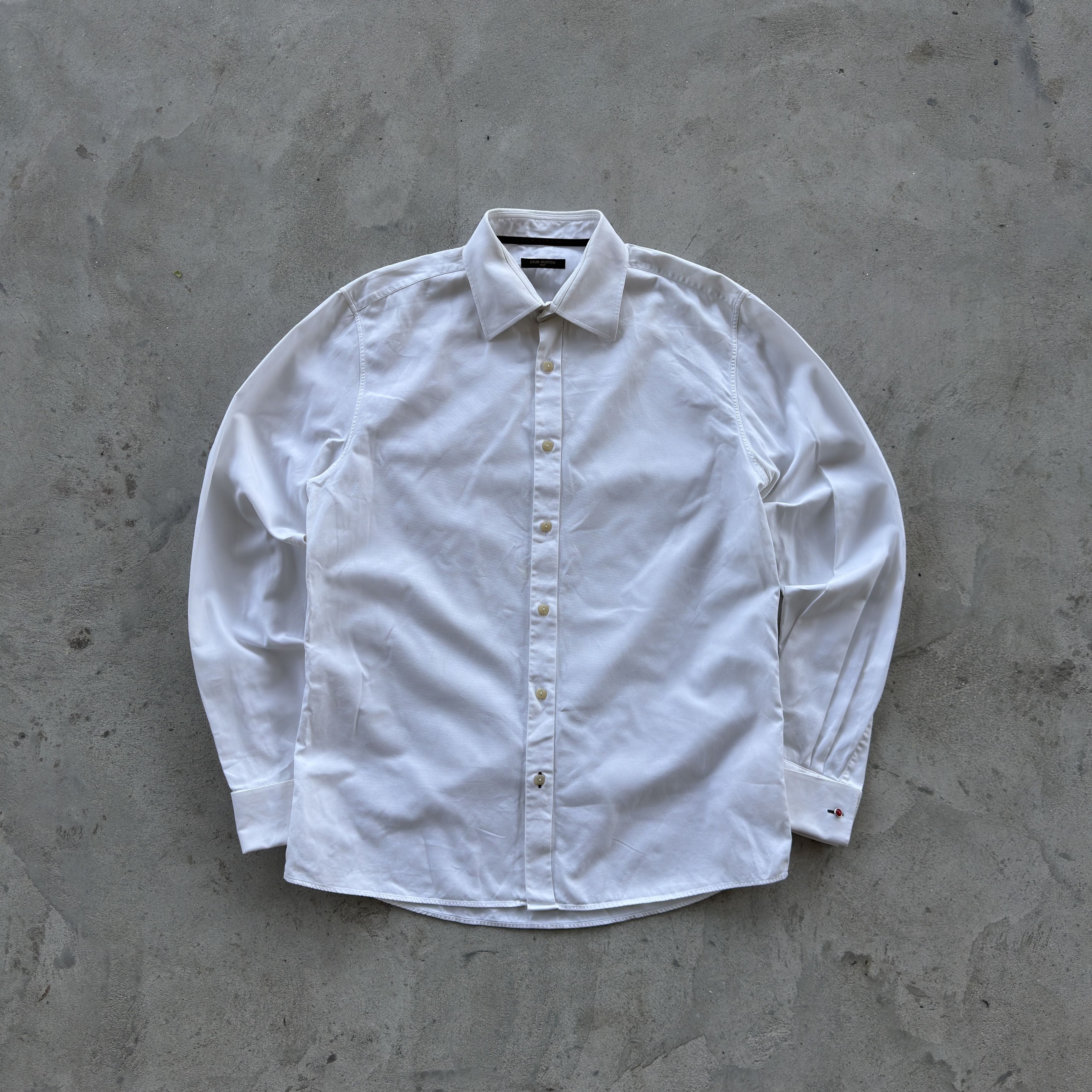Louis Vuitton Vintage 90s Louis Vuitton Preppy Button Ups Shirt Y2K Size US L / EU 52-54 / 3 - 1 Thumbnail