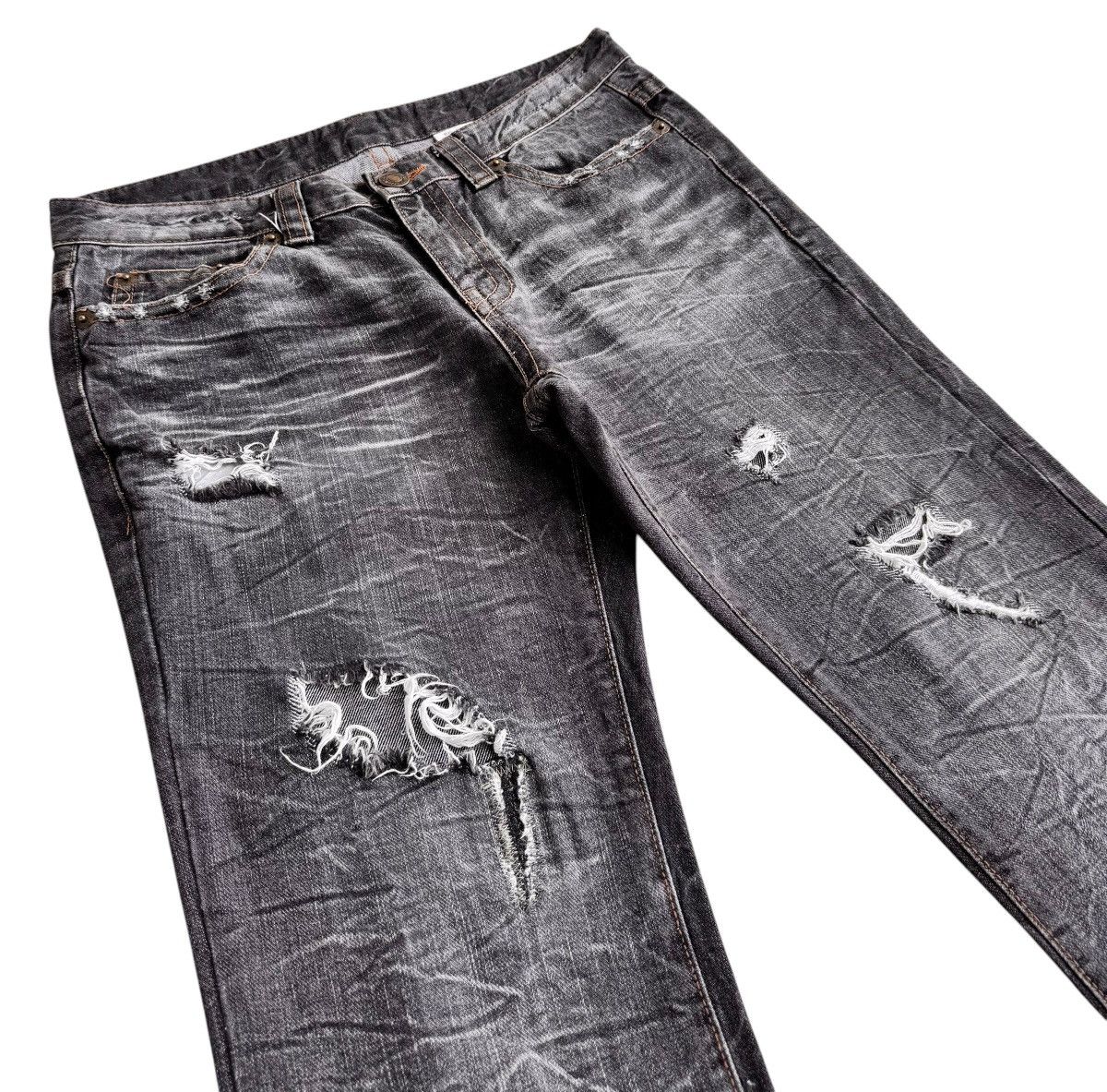 HyperDenim 🔥Achival Japanese Brand AGAT Distressed Flare Jeans Size US 32 / EU 48 - 7 Thumbnail