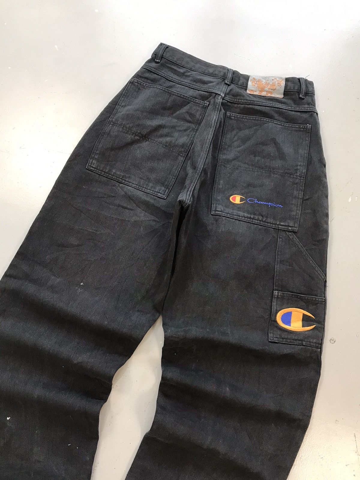 Big Logo Champions Jeans Sweatshirt Champion Big C Big C Logo