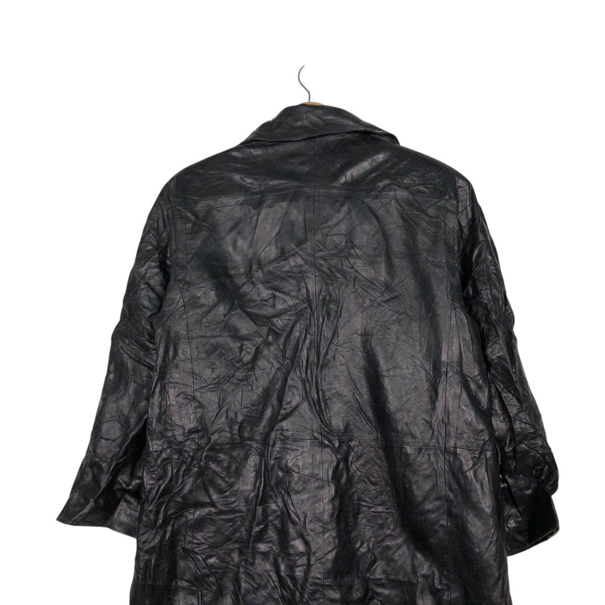Japanese Brand 📌Vintage Leather Long Jacket Harajuku Mother Issey Miyake Size US M / EU 48-50 / 2 - 11 Thumbnail