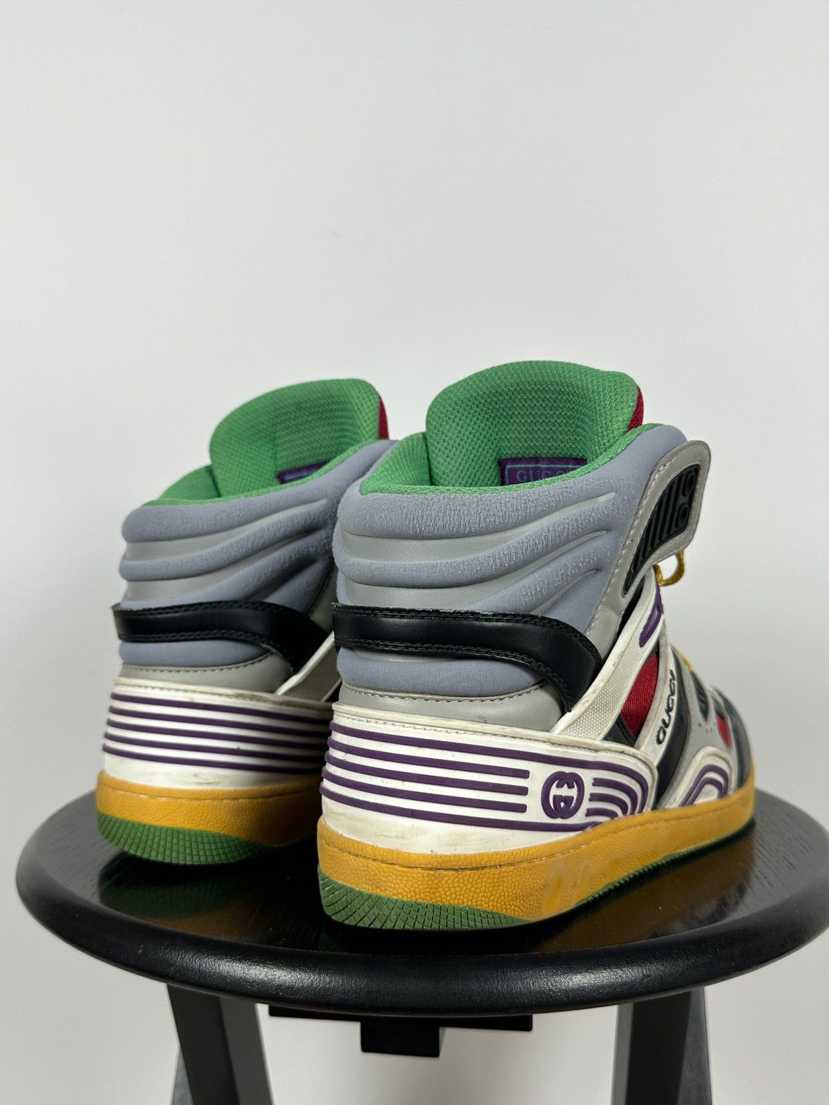 Gucci Gucci Basket Hi Top Sneakers Size US 8.5 / EU 41-42 - 3 Thumbnail