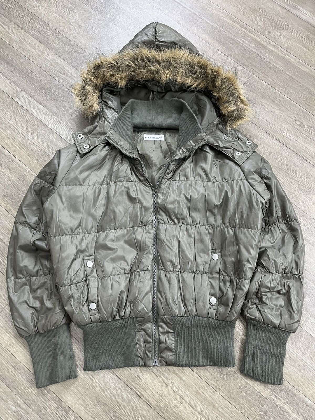 Japanese Brand 2000s Brownsugar Boxy IfSixWasNine Goa Lgb Fur Down Jacket Size US M / EU 48-50 / 2 - 2 Thumbnail