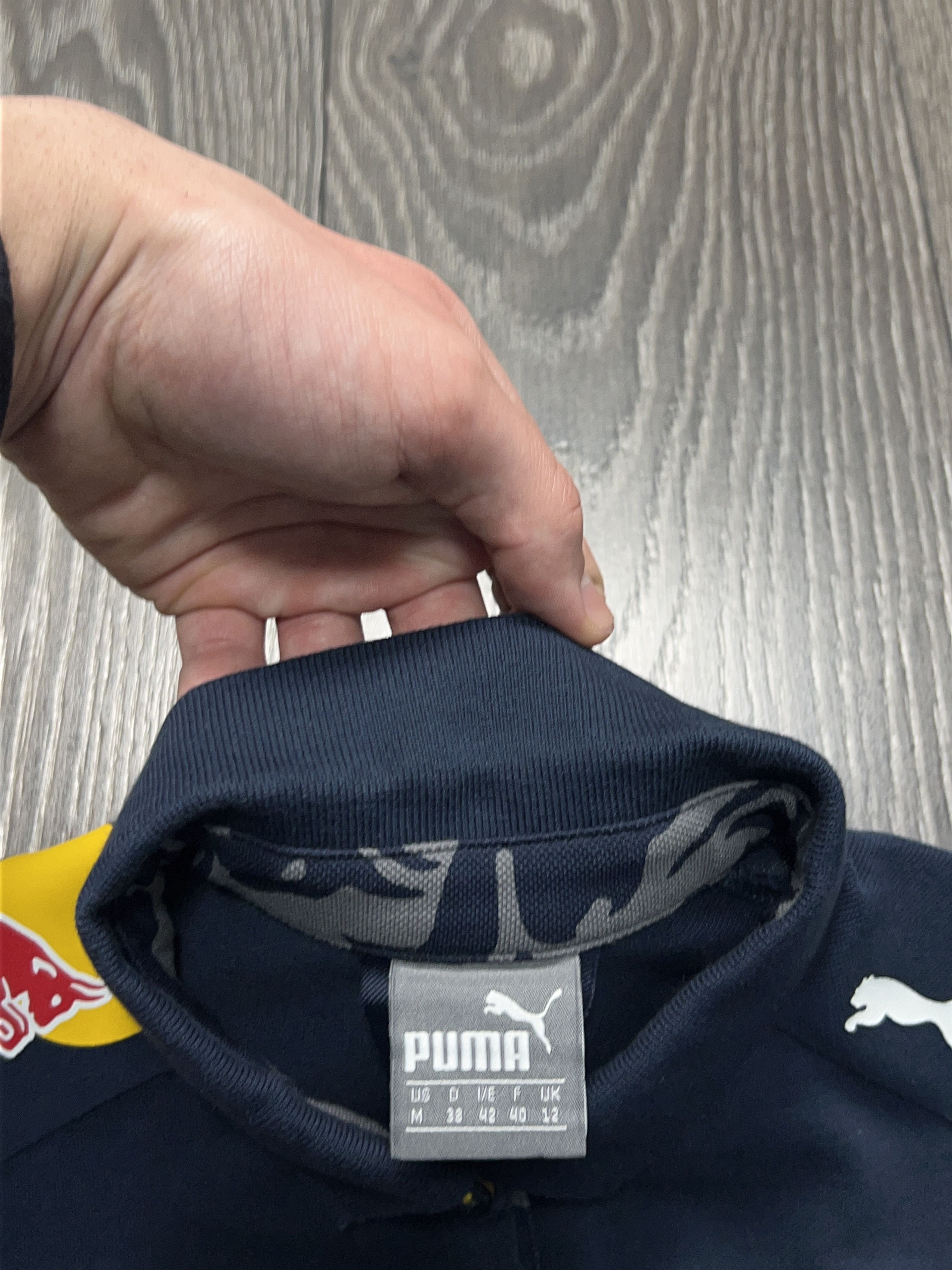 Red Bull Racing Puma Formula F1 Blue Polo T Shirt Tee Size M UK 12 Size M / US 6-8 / IT 42-44 - 4 Thumbnail