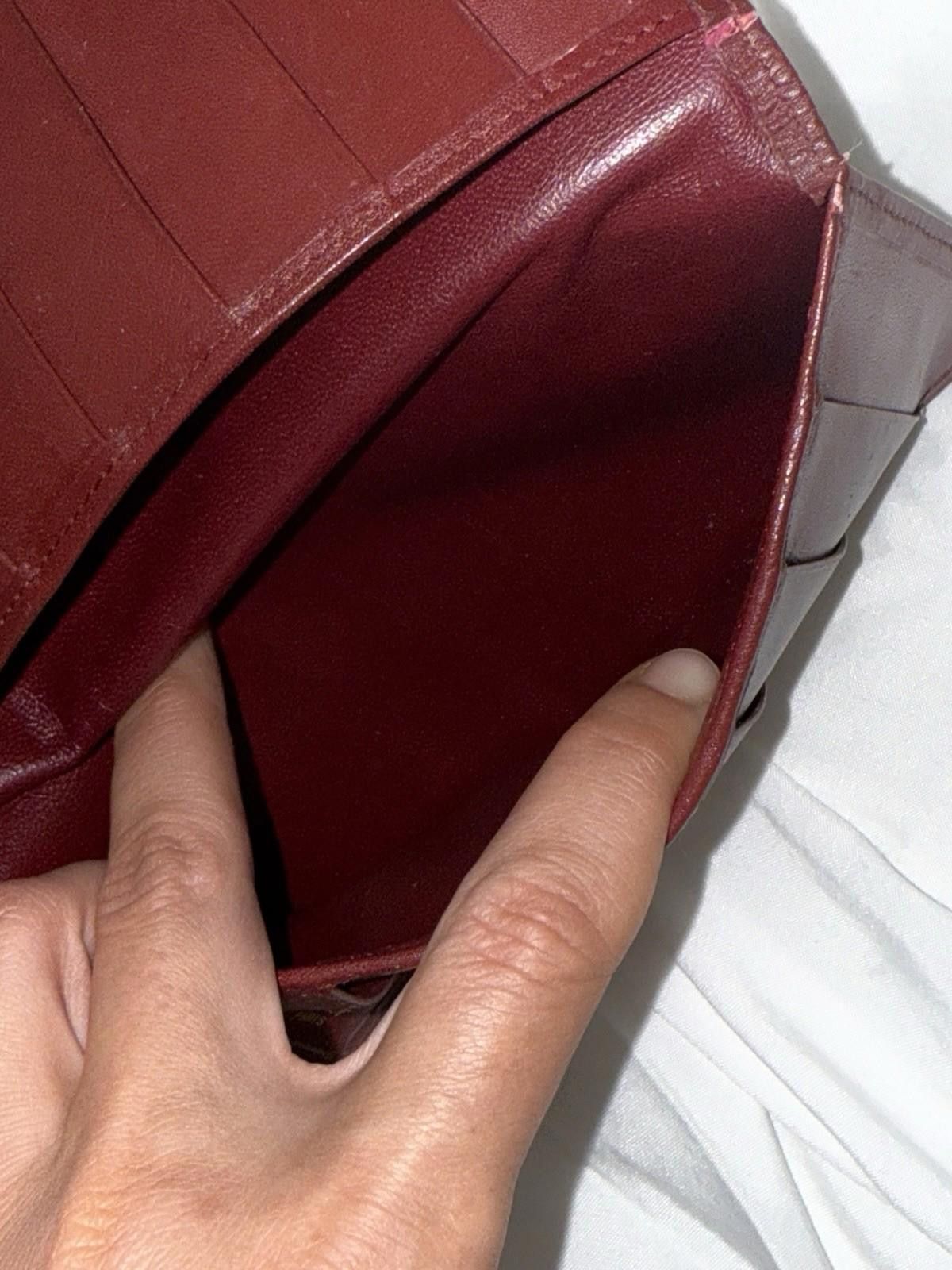 Cartier Cartier Leather Bifold Long Wallet Bordeaux Vintage Size ONE SIZE - 5 Thumbnail