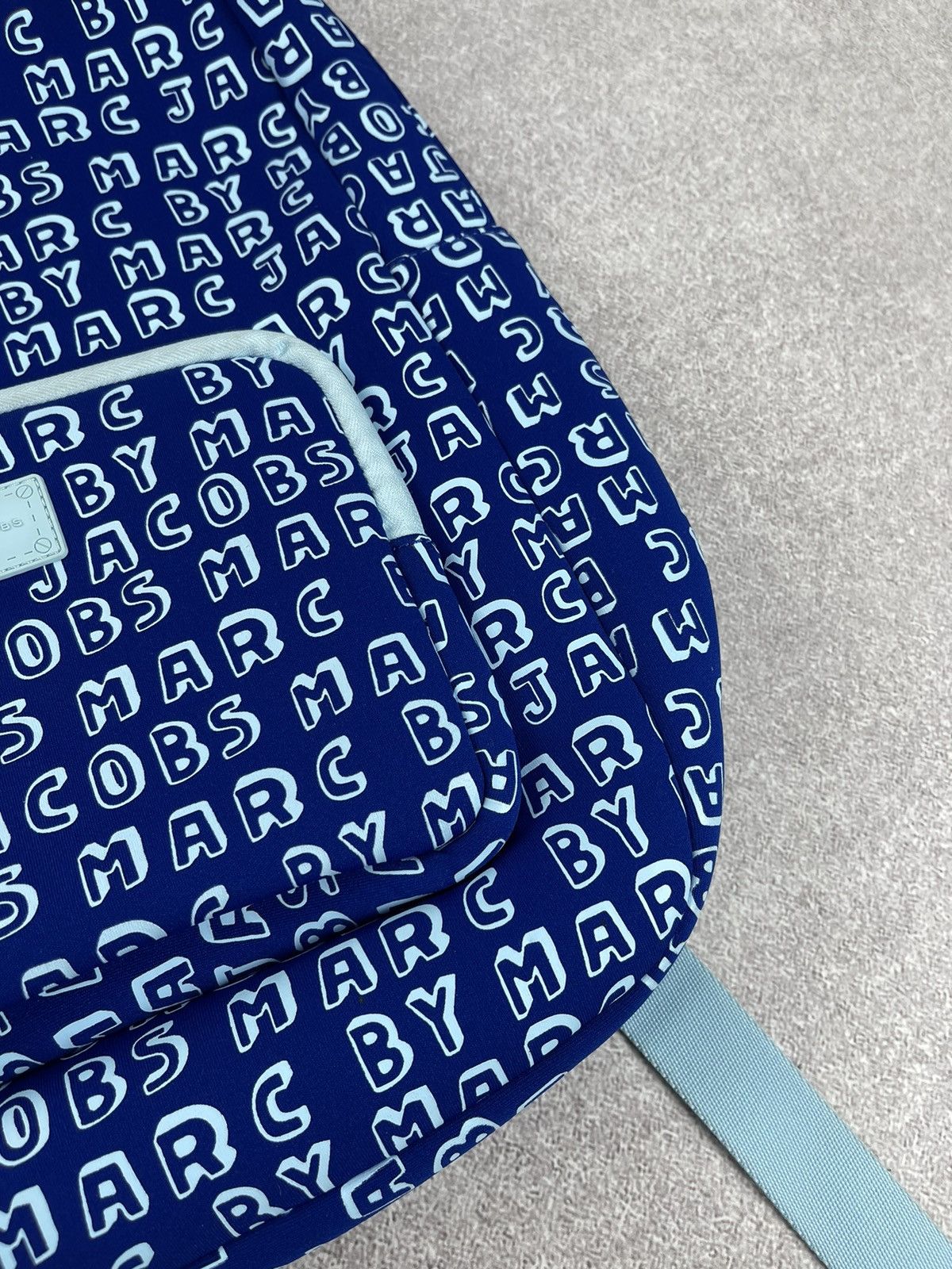 Marc Jacobs Marc Jacobs Backpack Monogram Blue Size ONE SIZE - 6 Thumbnail