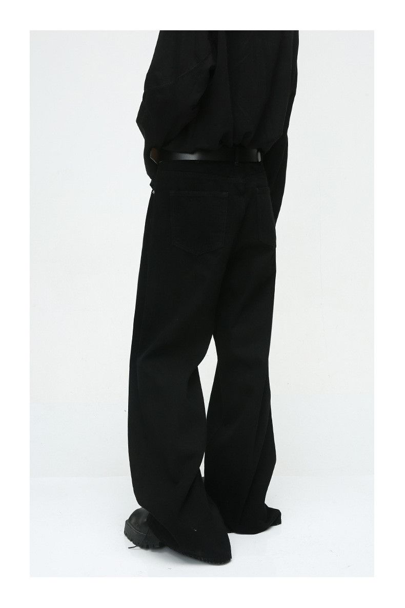 Japanese Brand American high street simple style black loose casual jeans Size US 32 / EU 48 - 3 Thumbnail