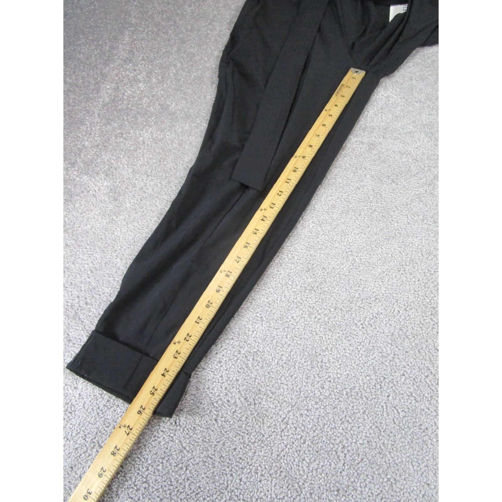 Athleta Athleta Pants Womens 2P Black Petite Lightweight Tie Waist Dress Pants Size 26" / US 2 / IT 38 - 6 Thumbnail