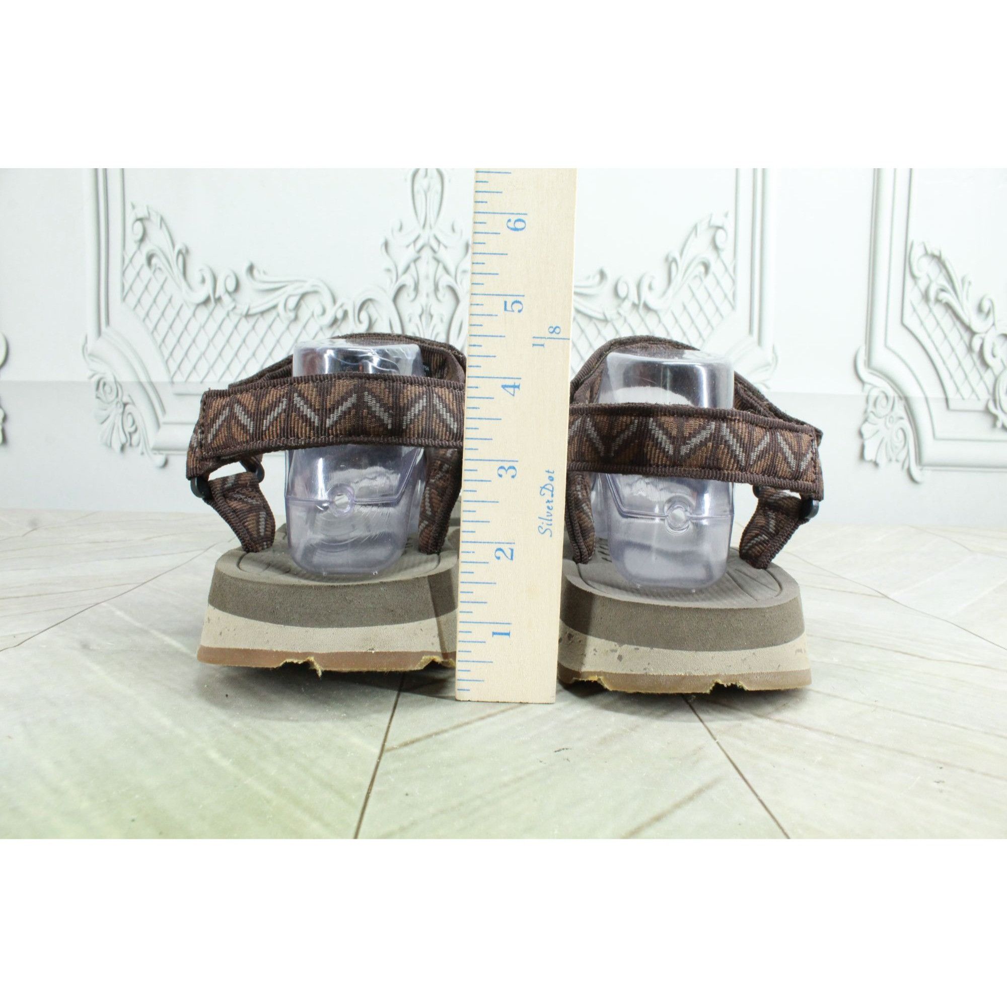 L.L. Bean LL Bean Brown Nylon Hook Loop Outdoor Sandals Size US 11 / EU 44 - 6 Thumbnail