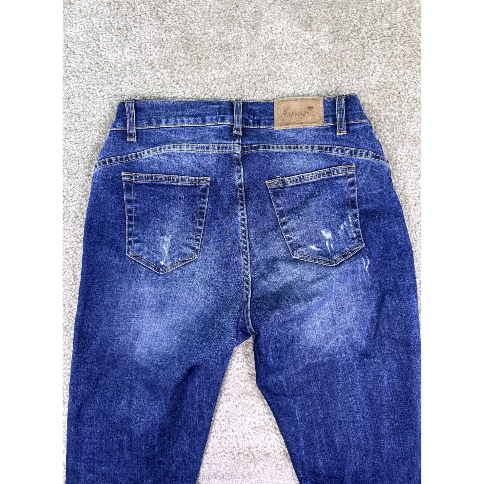 Vintage VINTAGE Rinascimento Italy Blue Skinny Ankle Jeans women’s Size 27 Size 27" / US 4 / IT 40 - 5 Thumbnail