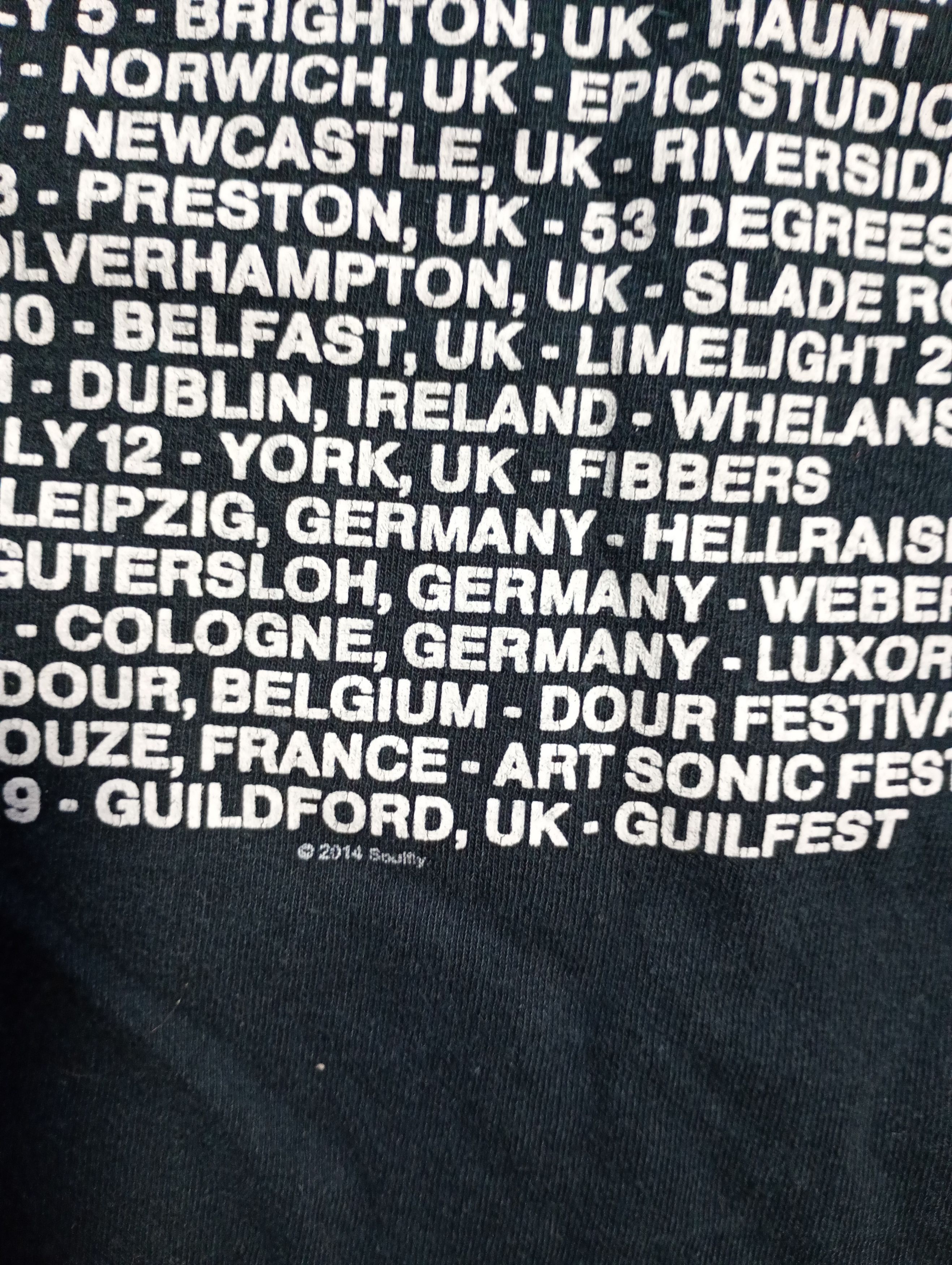 Band Tees × Gildan Gildan Soulfly Savages European Tour 2014 T-Shirt Size US XXL / EU 58 / 5 - 10 Thumbnail