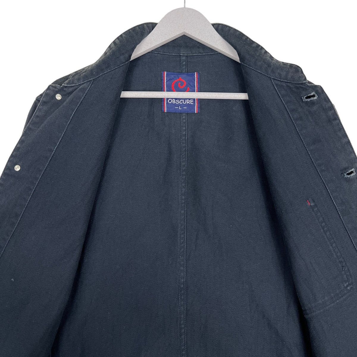 Blue Blue Japan 🔥 BLUE BLUE OBSCURE INDIGO HBT CHORE JACKET Size US M / EU 48-50 / 2 - 12 Thumbnail