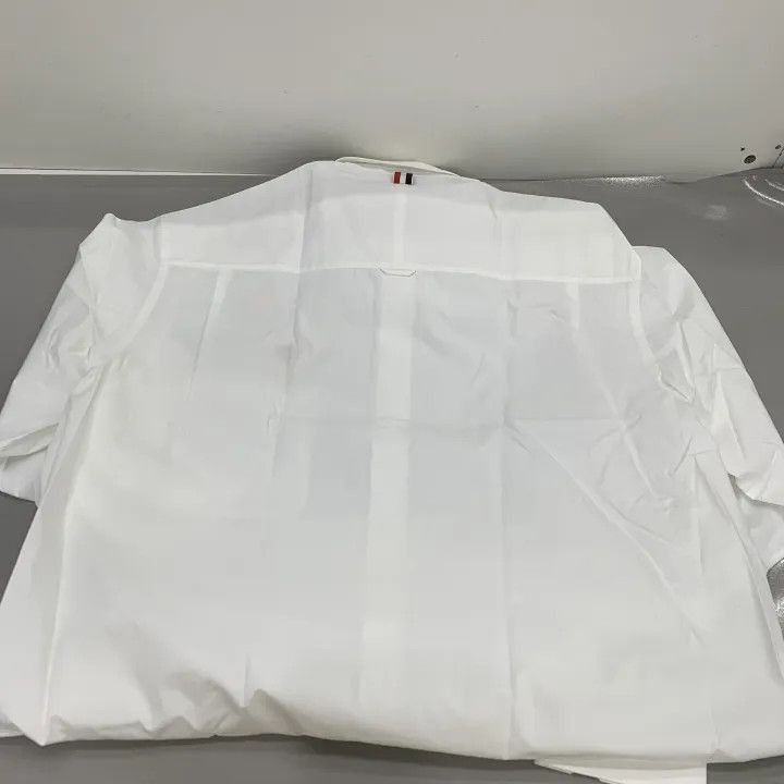 Thom Browne Thom Browne White Button-Up Long Sleeve Shirt -2507 Size US M / EU 48-50 / 2 - 2 Thumbnail