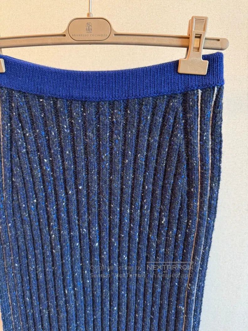The Row The Row Full Cashmere Knitted Skirt Size 22" - 2 Thumbnail