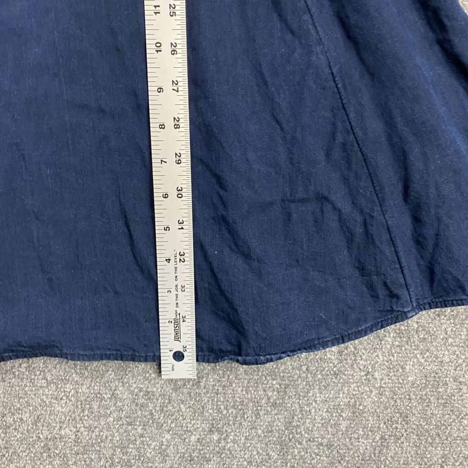 Banana Republic Banana Republic Dress Womens 4P Denim A-Line 100% Lyocell Size S / US 4 / IT 40 - 5 Thumbnail