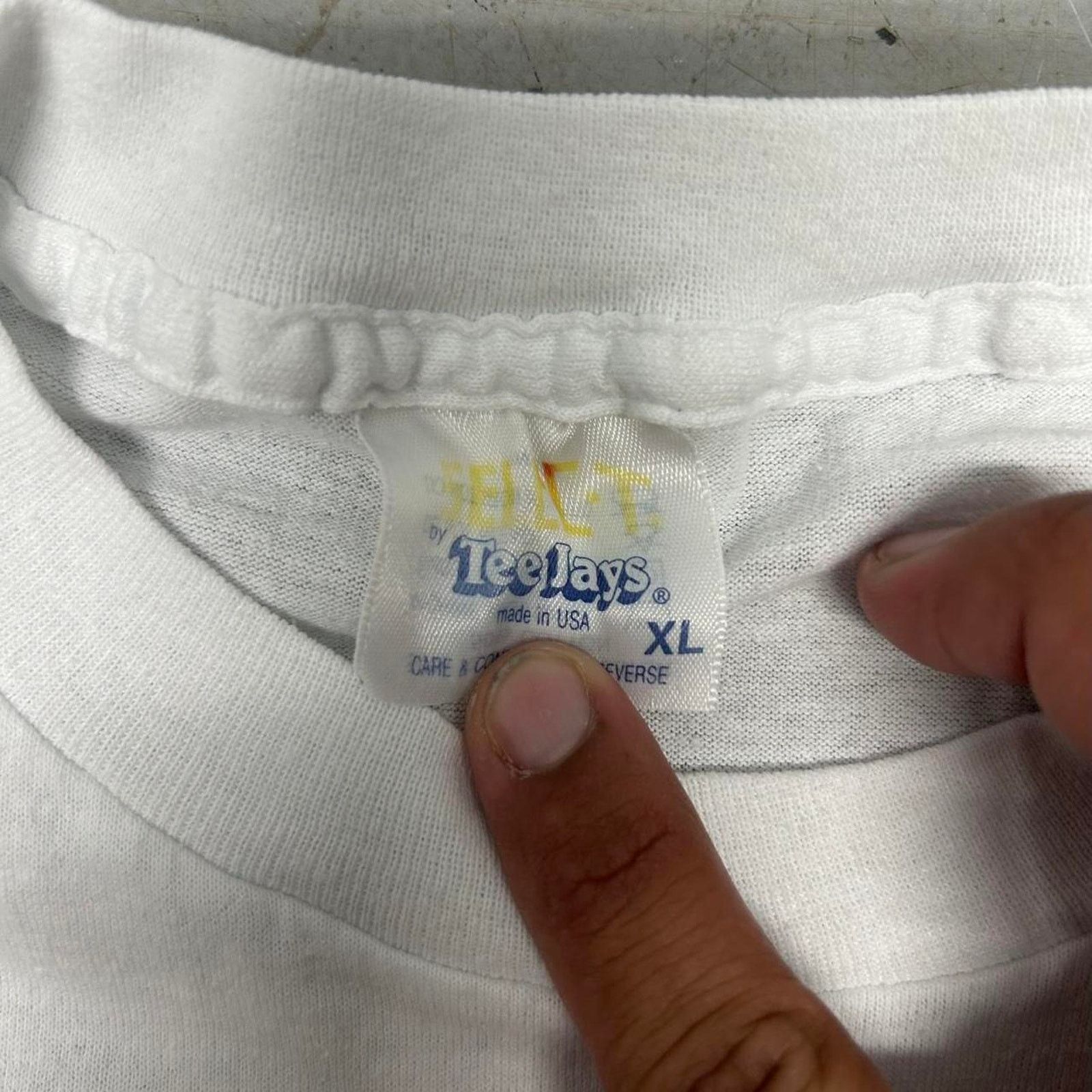 TEE JAYS VTG 1989 Class of 89 Blue Jeans Graphic white cotton tee Size US XL / EU 56 / 4 - 3 Thumbnail