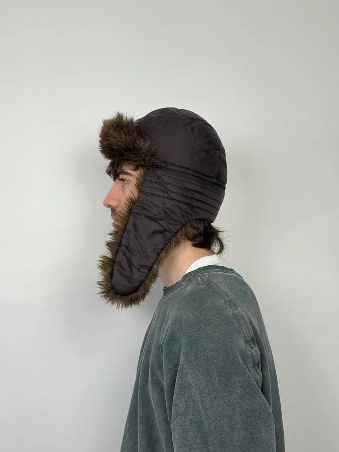 Just Cavalli 2000s Cavalli Brown Fur Chapka Hat Size ONE SIZE - 3 Thumbnail