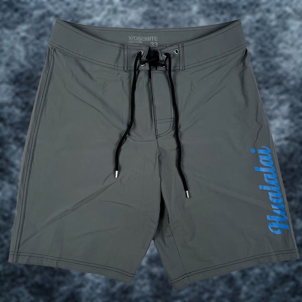 James Perse James Perse Board Shorts Mens Grey Stretch Drawstring Swim Hybrid 32 Size US 32 / EU 48 - 1 Thumbnail