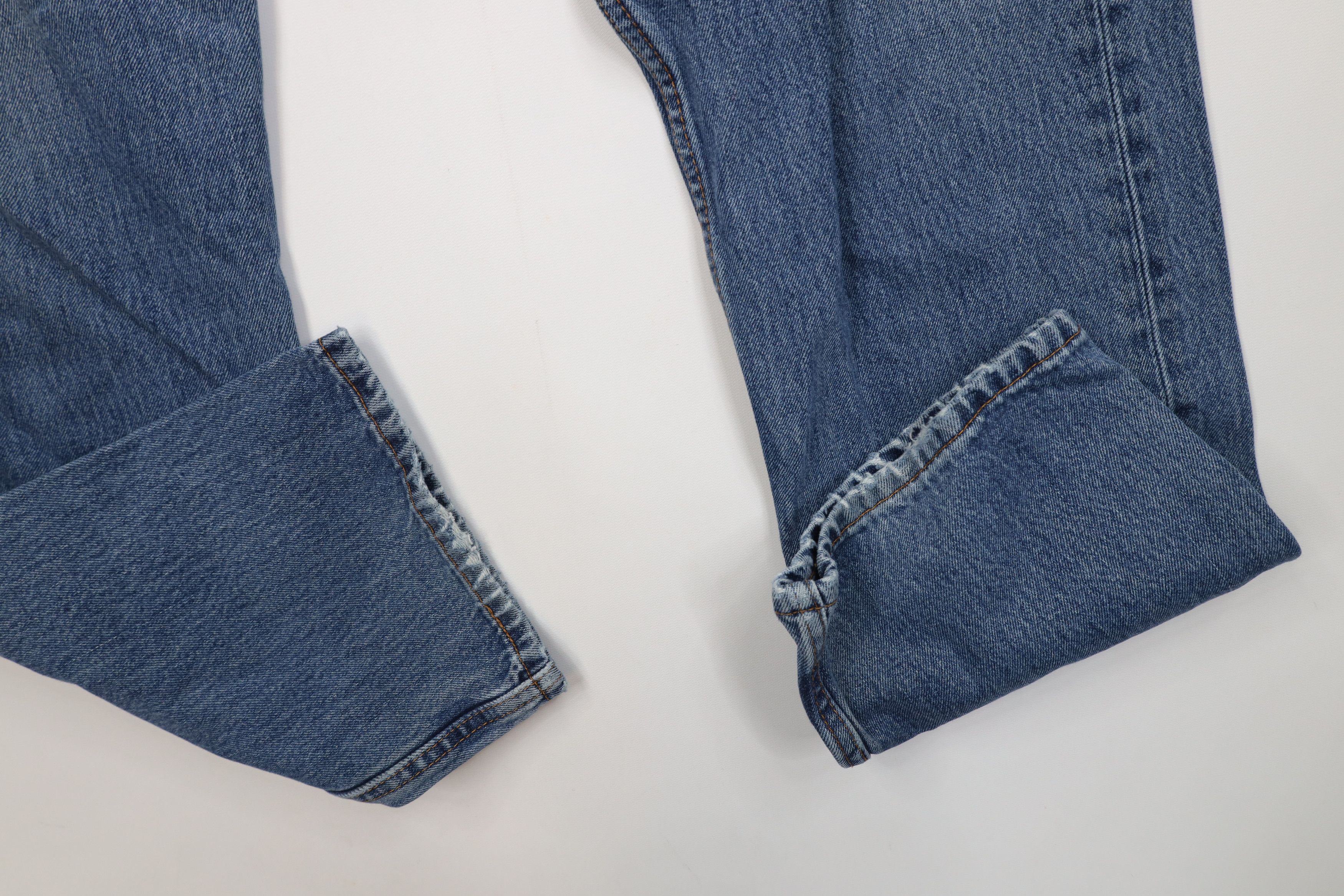 Levi's Vintage Y2K Levis 505 Fit Straight Leg Denim Jeans Blue Size US 38 / EU 54 - 6 Thumbnail
