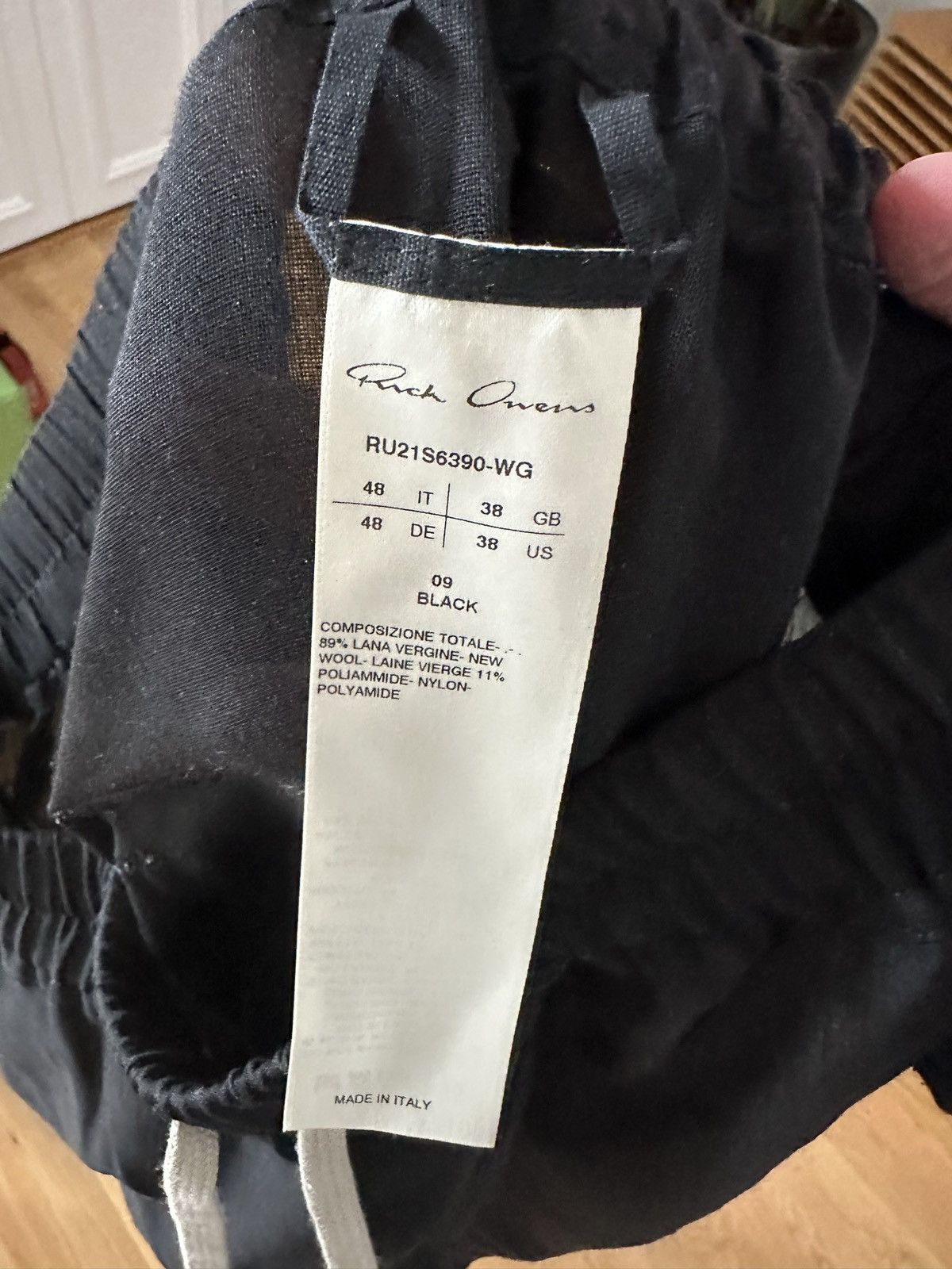 Rick Owens Rick Owens sz 48 phlegethon opaque wool swingers Size US 30 / EU 46 - 4 Thumbnail