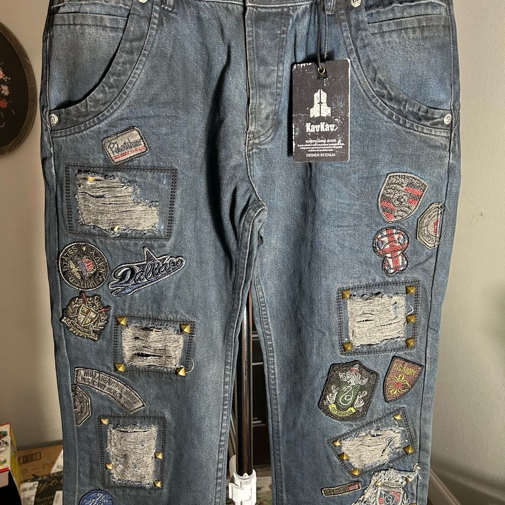 J Brand NWT RARE Vtg loose baggy fit 36x30 European jeans Size US 36 / EU 52 - 2 Thumbnail