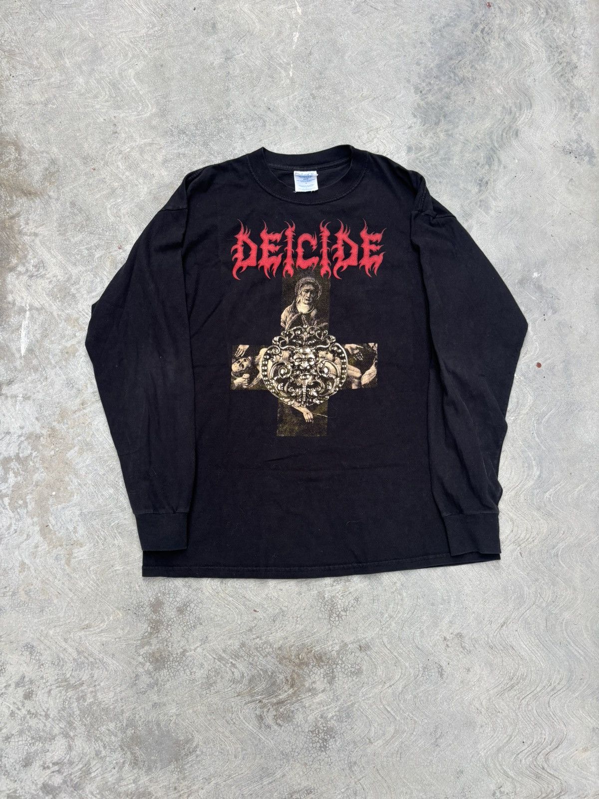 Band Tees Vintage Y2K 2000s Deicide Long Sleeve Shirt Size US L / EU 52-54 / 3 - 1 Thumbnail