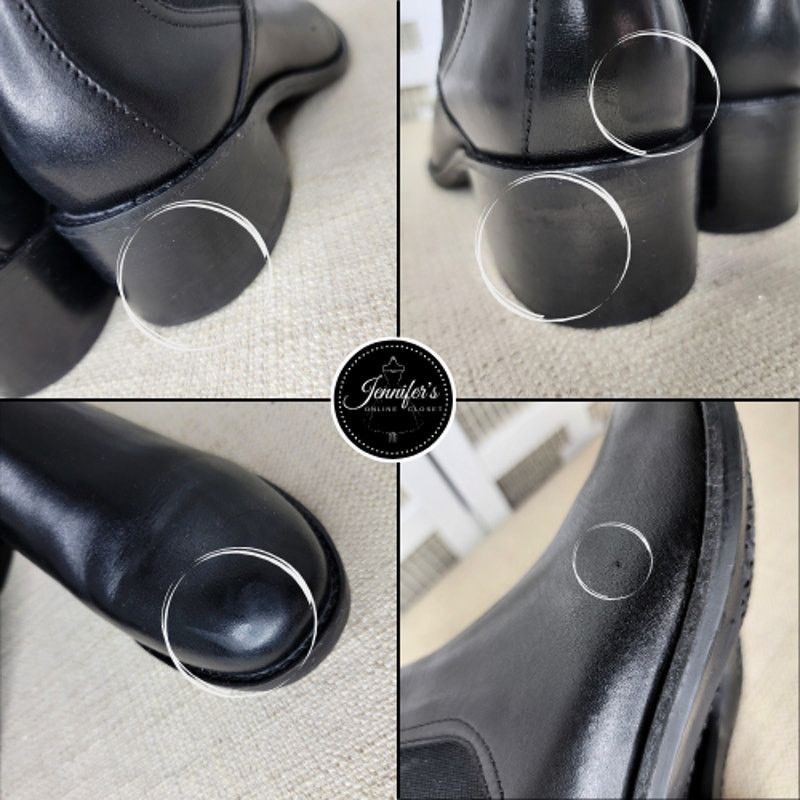 Cole Haan Cole Haan Women's Black Corinne Chelsea Leather Bootie Size US 8.5 / IT 38.5 - 10 Thumbnail