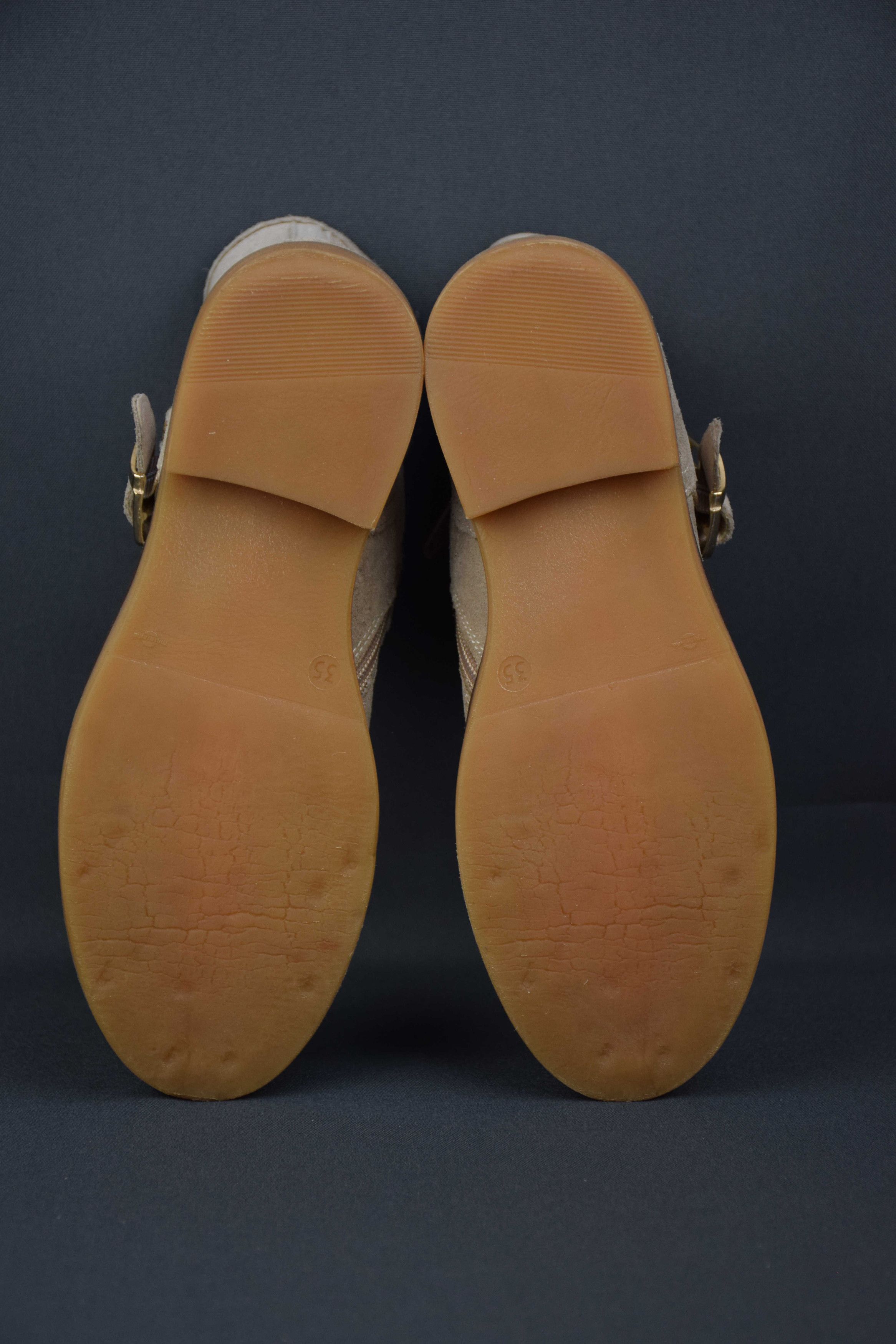 Designer × Liu Jo Liu Jo Moto Boots Suede Combat Booties Shoes US 5 UK 2 EU 35 Size US 5 / IT 35 - 10 Thumbnail