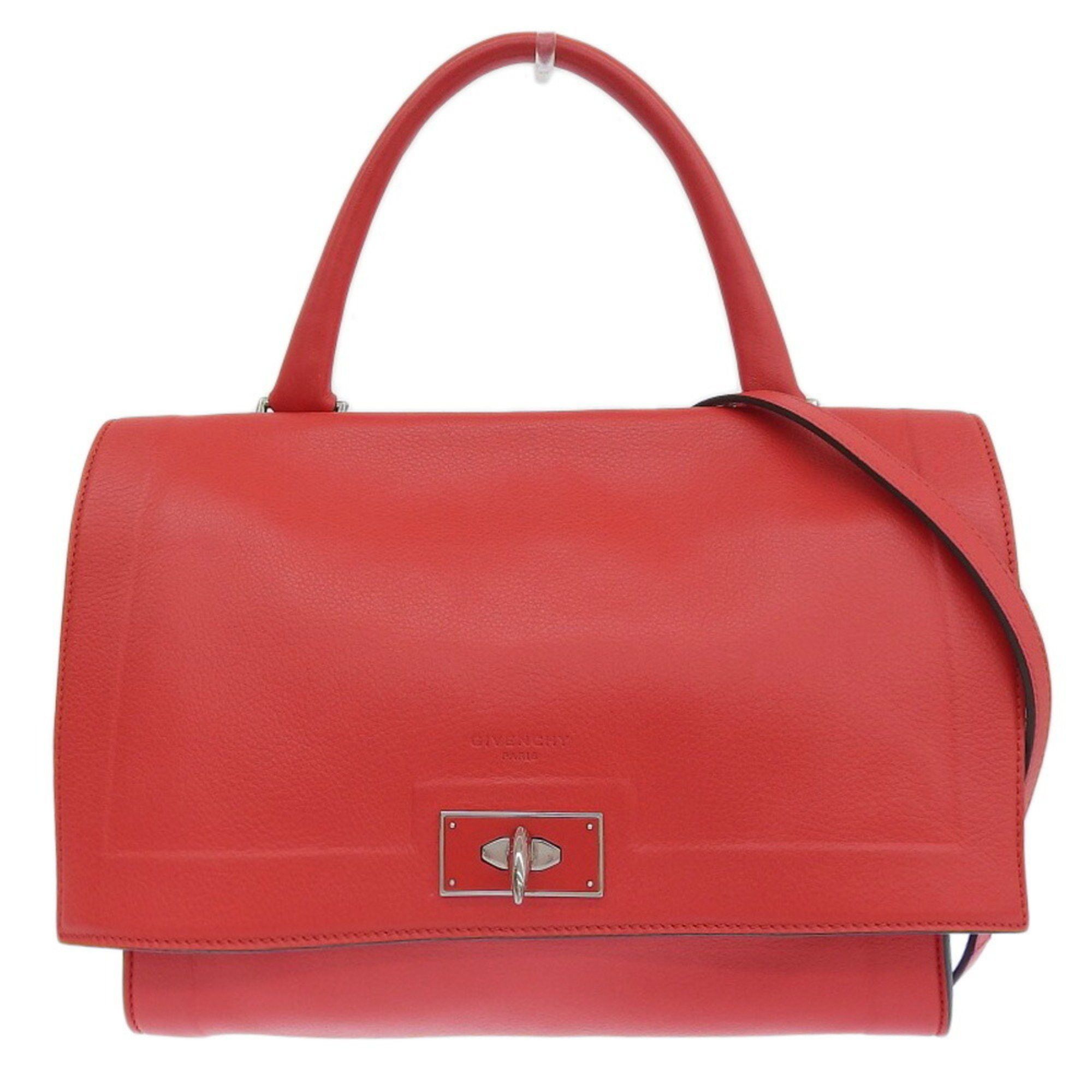 Givenchy Givenchy Shark Medium Bag Handbag Shoulder Red Size ONE SIZE - 1 Thumbnail