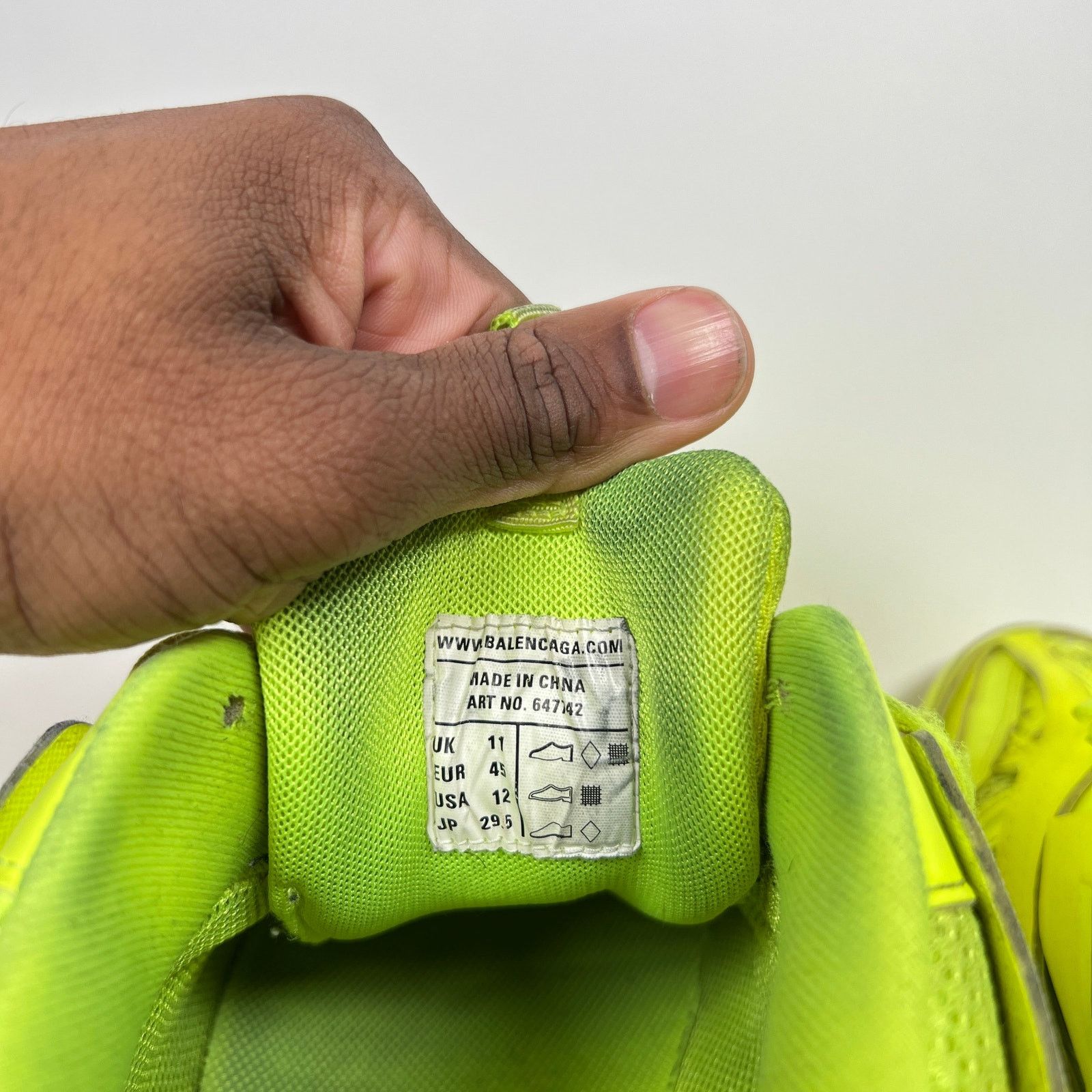 Balenciaga Balenciaga Neon Track Sneaker Size 45 Size US 12 / EU 45 - 7 Thumbnail