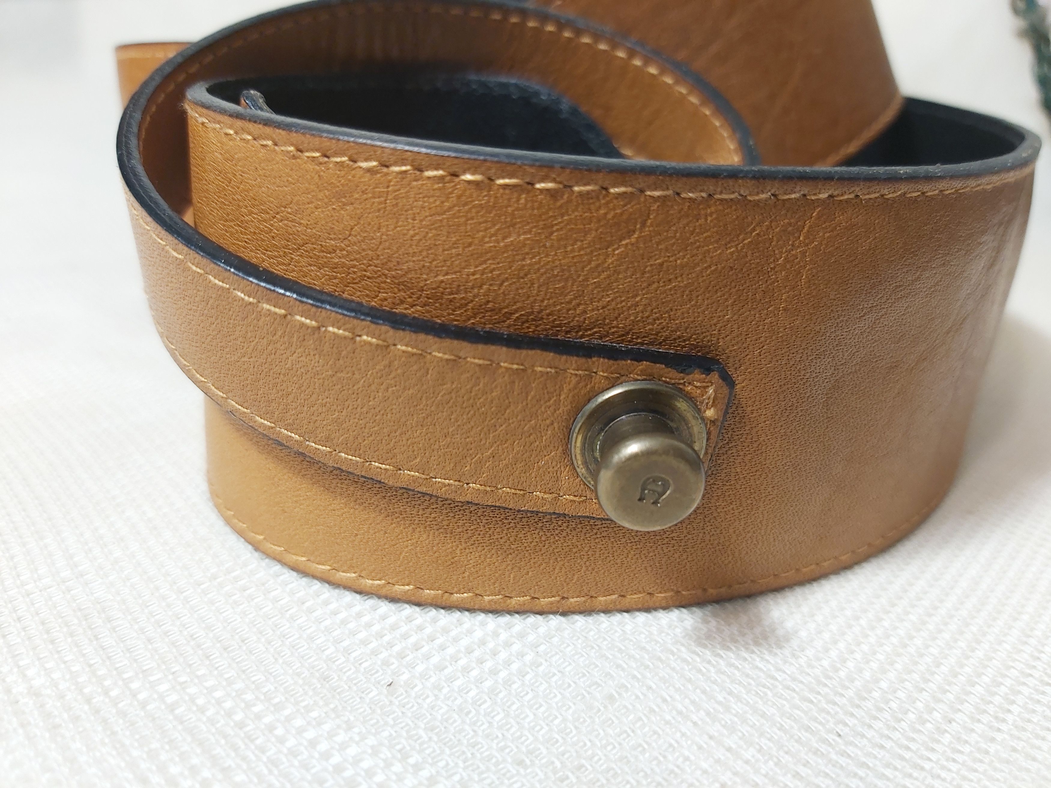 Etienne Aigner Etienne Aigner belt sash. Leather camel belt vintage Size ONE SIZE - 7 Thumbnail