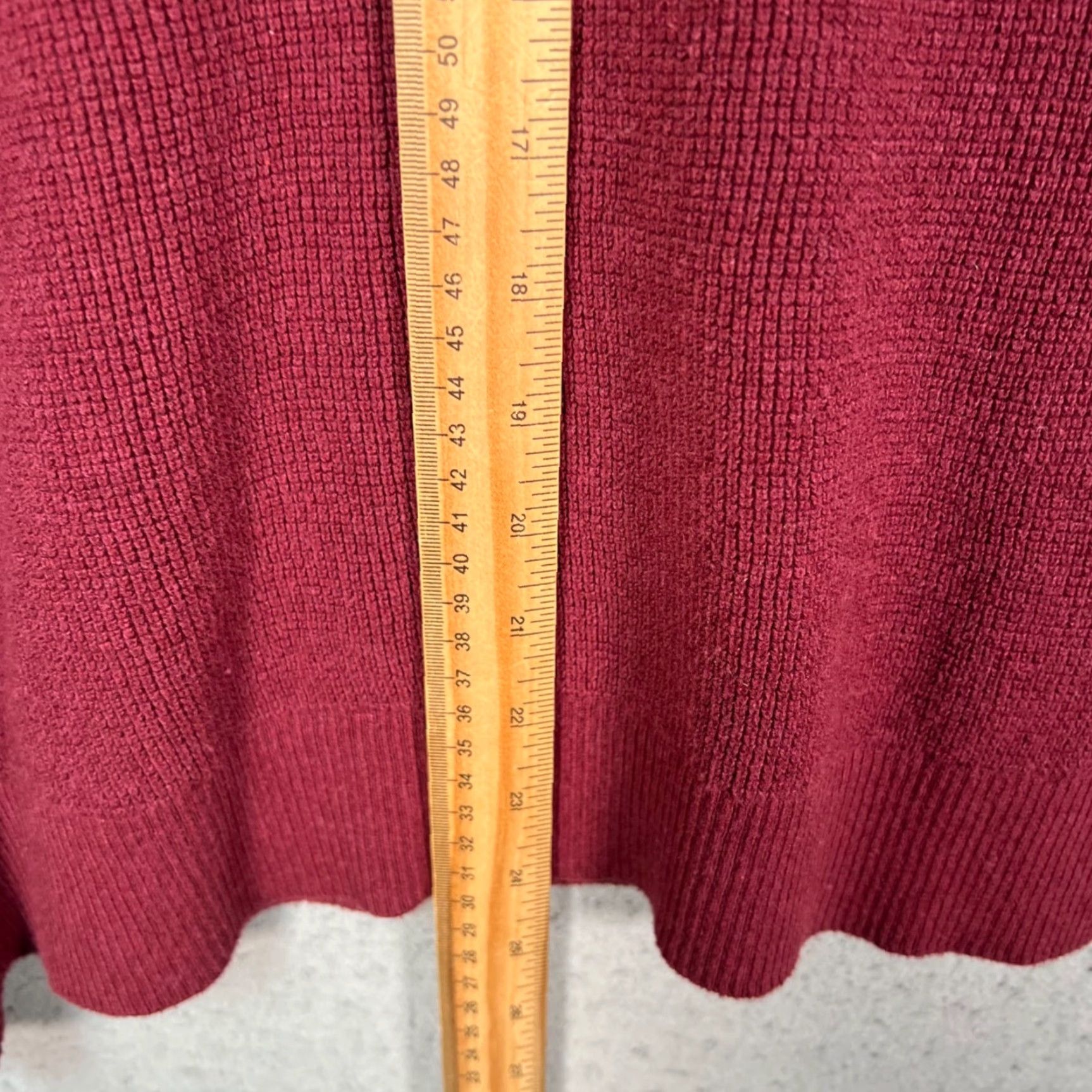 Banana Republic Banana Republic Mens Hoodie Pullover Sweatshirt Knit Cotton Burgundy Red 2XL Regular Knit Long Sleeve Pullover Casual Winter Spring Fall Mens Size US XXL / EU 58 / 5 - 6 Thumbnail
