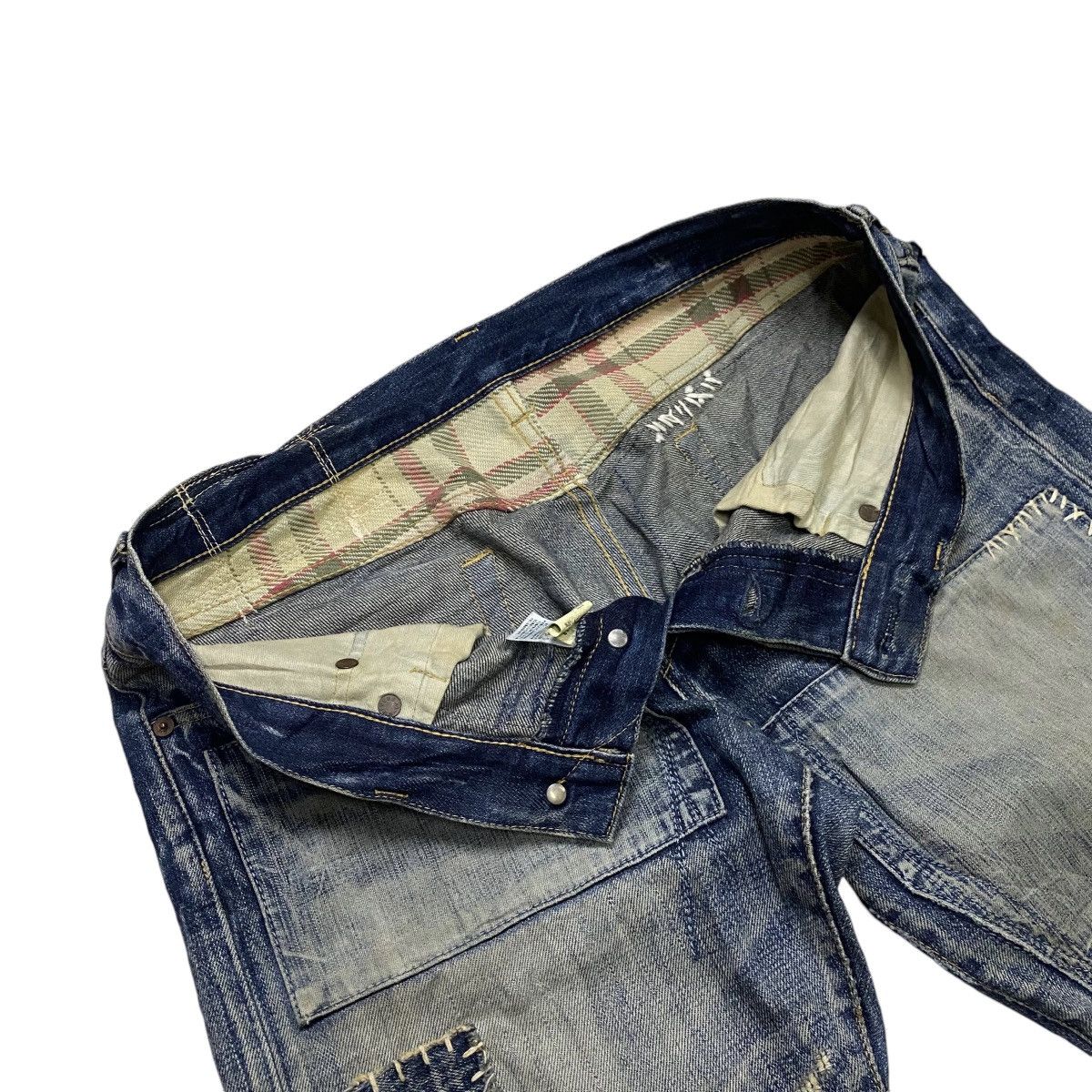 Eternal × Japanese Brand Eternal parchwork distress denim Size US 34 / EU 50 - 7 Thumbnail