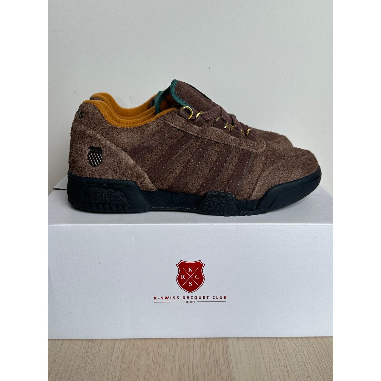 K-Swiss K-Swiss x Anwar Carrots Gstaad Brown Sneaker Size 7.5M - New Size US 7.5 / EU 40-41 - 1 Thumbnail