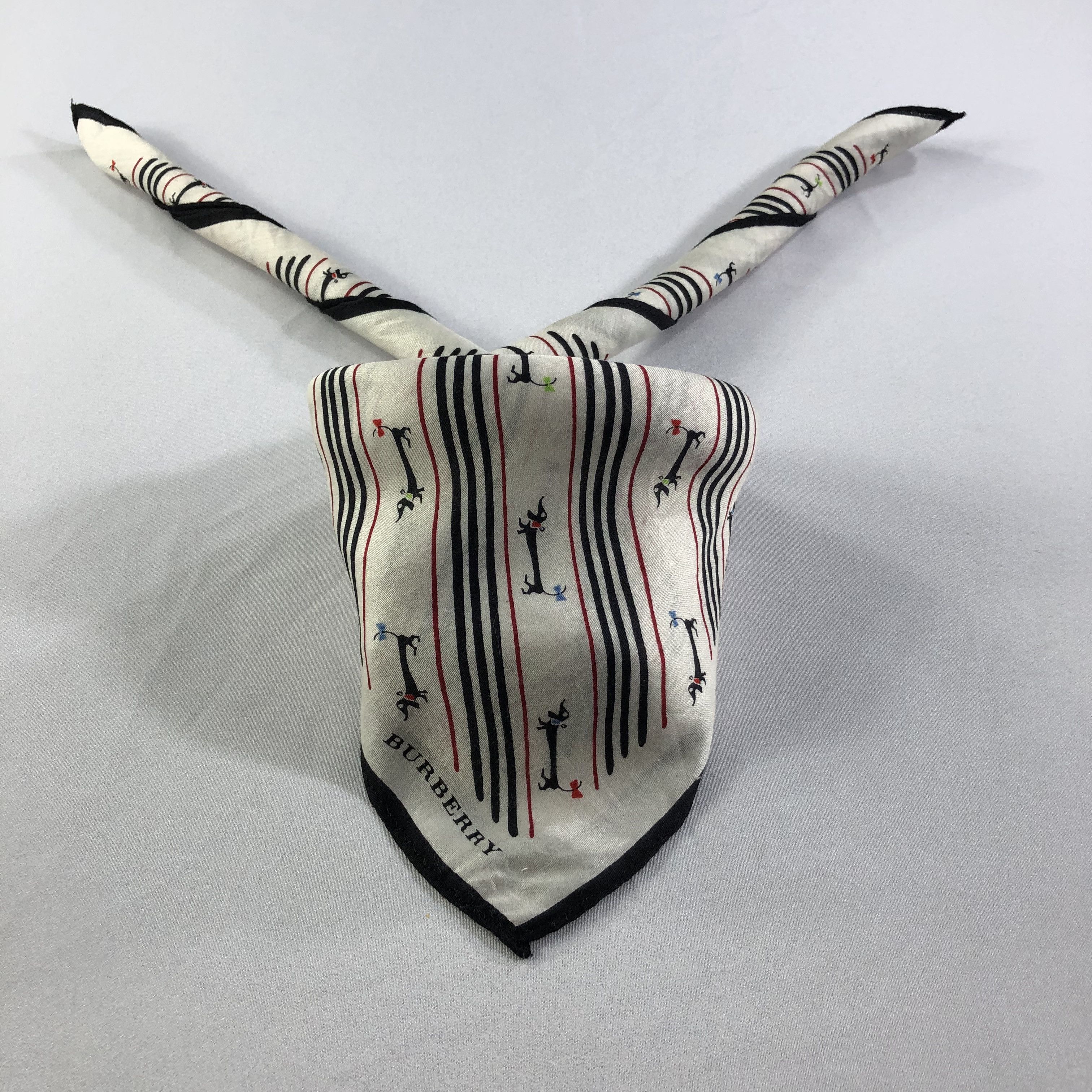 Burberry Burberry Handkerchief Neckerchief Bandana H1932 Size ONE SIZE - 2 Thumbnail