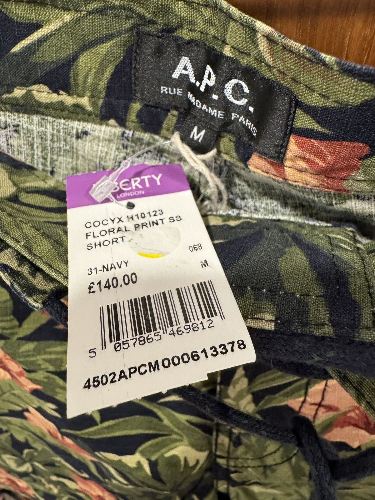A.P.C. A.P.C. Floral Print Shorts NWT Size Medium Size US 32 / EU 48 - 5 Thumbnail