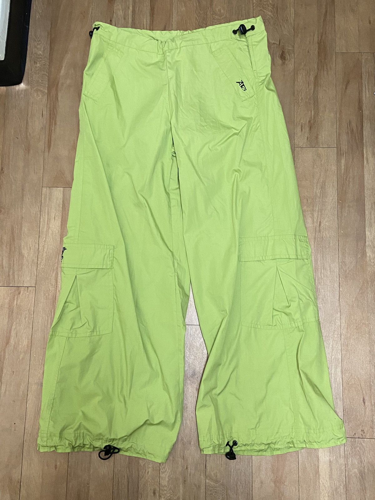 image of Vintage Neon 80's River River Pants, Flared, Cargo, Men's (Size 30)