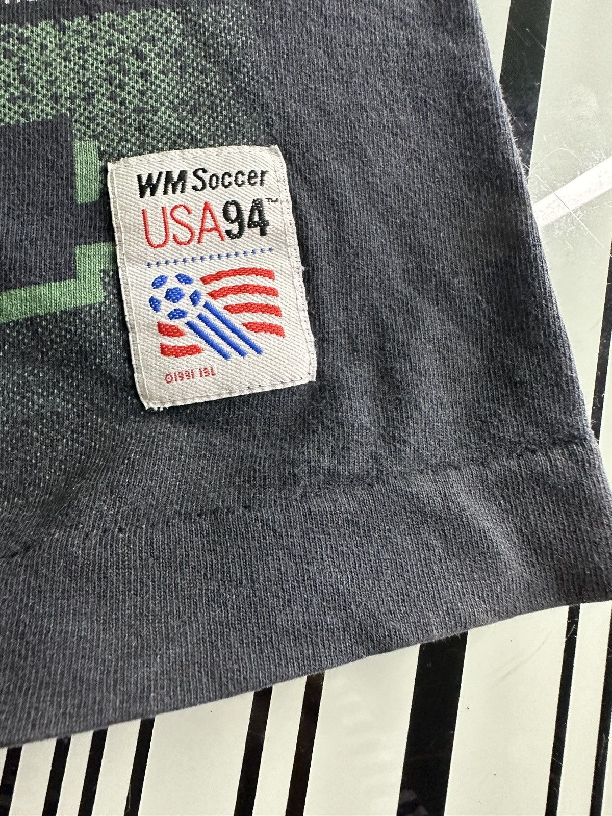 Vintage Vtg 1994 FIFA World Cup Football Brasil Allover Print Shirt Size US M / EU 48-50 / 2 - 11 Thumbnail