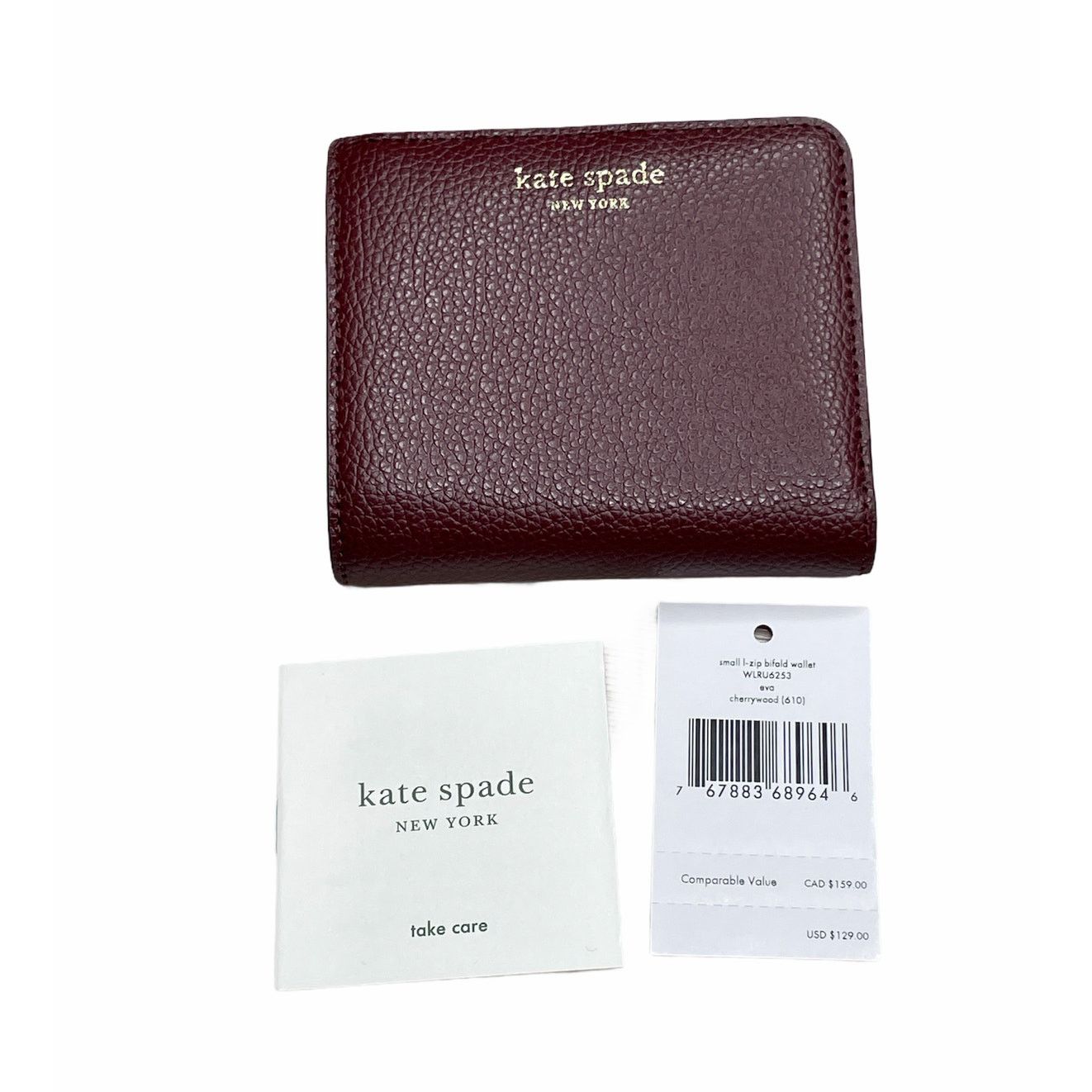Kate Spade Kate Spade eva small l-zip bifold wallet in Cherrywook Size ONE SIZE - 4 Thumbnail
