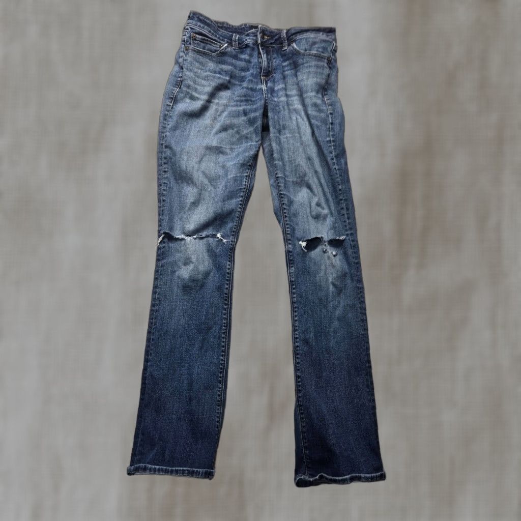 Lucky Brand LUCKY BRAND Jeans - Women’s Skinny Denim Pants 4/27 Size 4 Blue Low Rise Selvedge - Adults Women Size 27" / US 4 / IT 40 - 1 Thumbnail