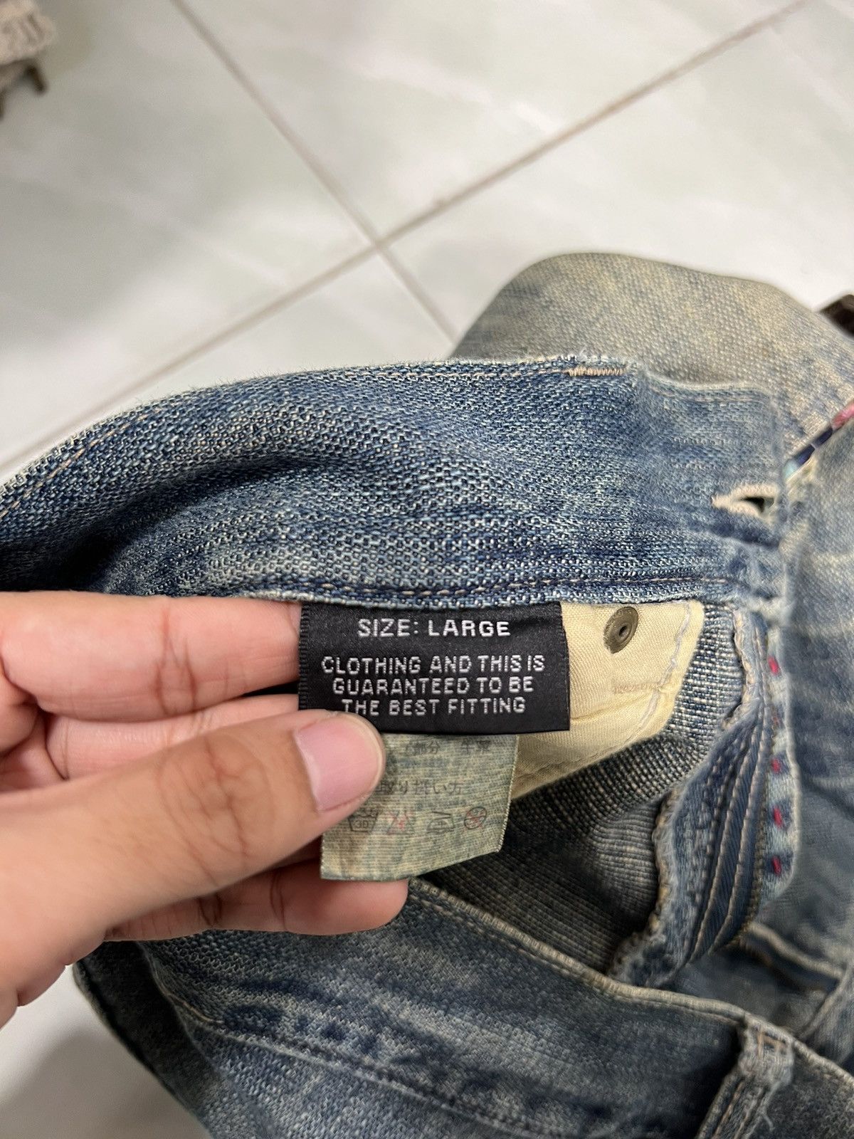 Japanese Brand 🔥 XTAHU GAPO NOK JEANS Size US 34 / EU 50 - 13 Thumbnail