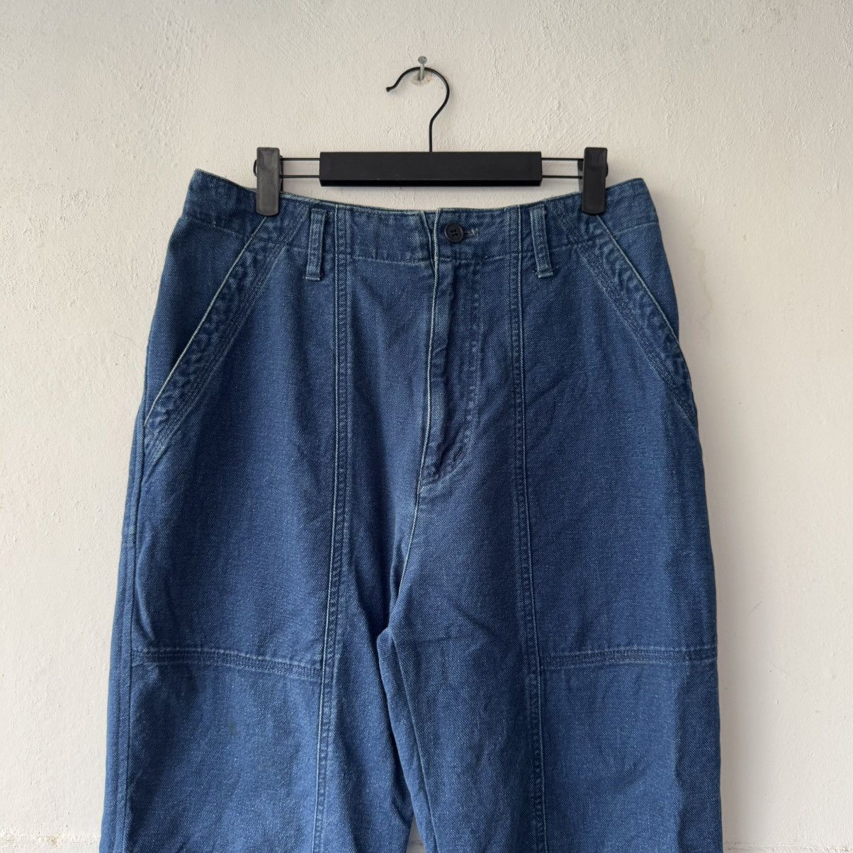Issey Miyake Vintage Issey Miyake Hai Sporting Gear Workwear Denim Size US 28 / EU 44 - 2 Thumbnail
